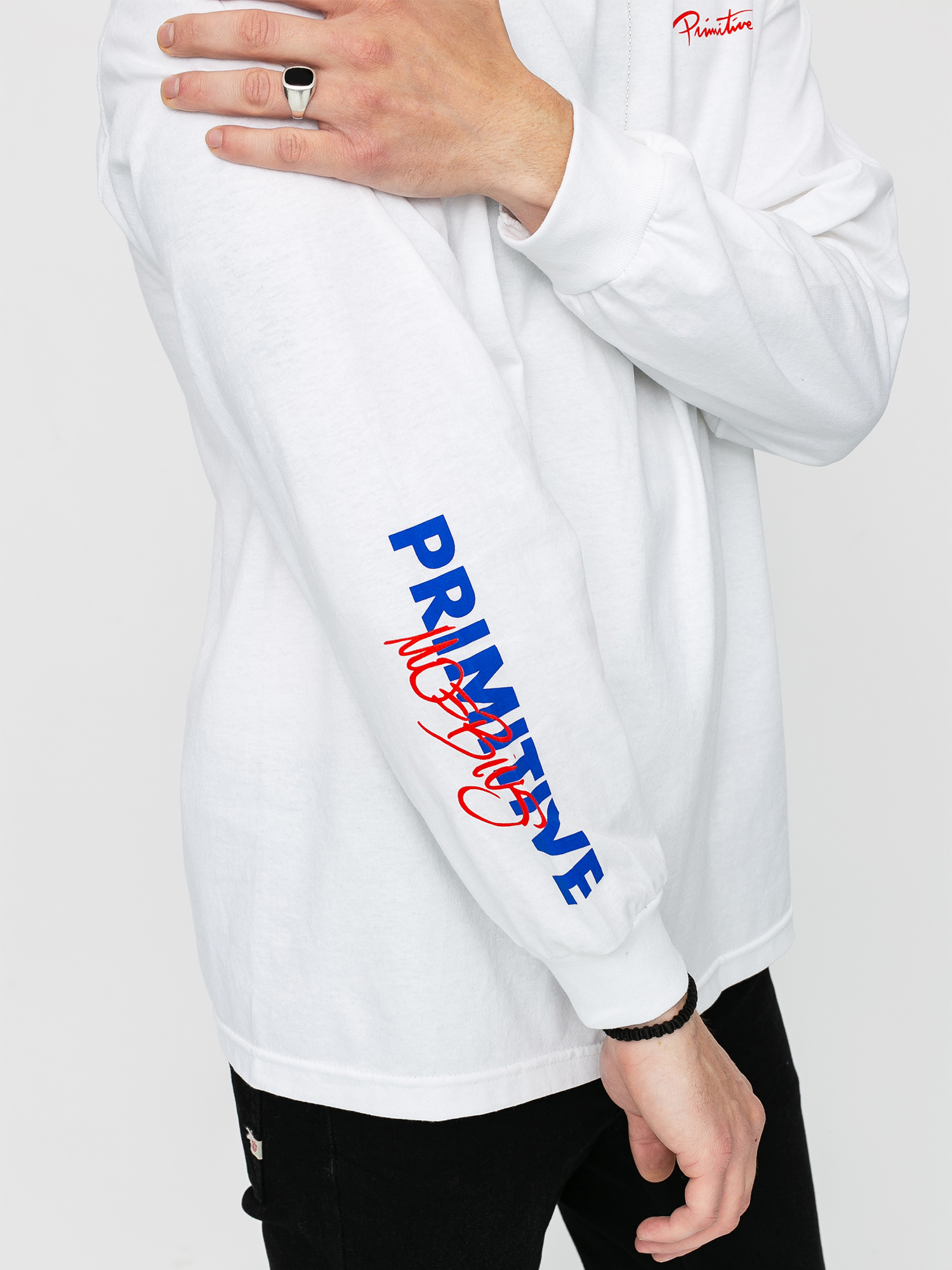 Primitive Spider Man Longsleeve (white)