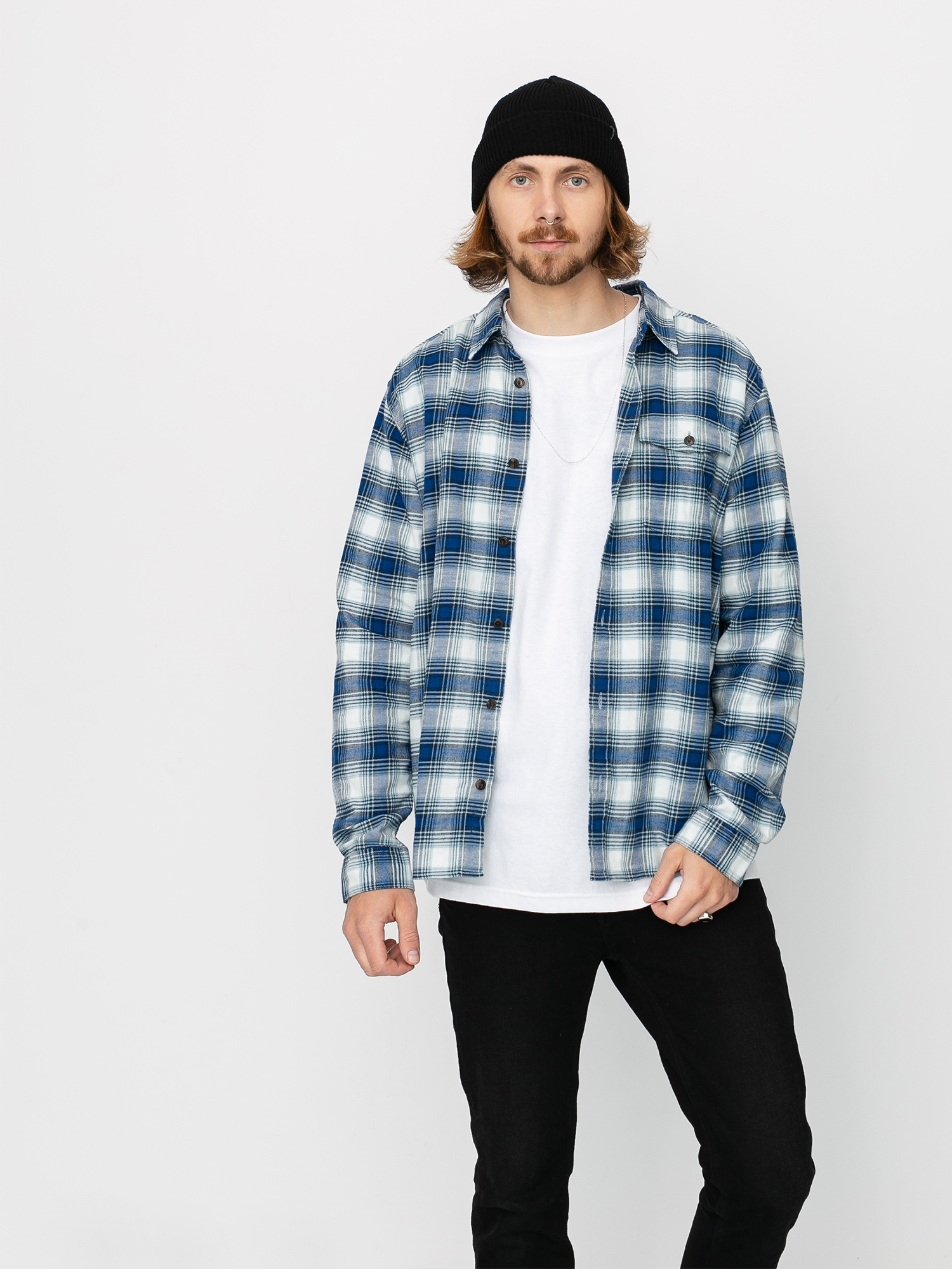 Patagonia Lightweight Fjord Flannel Hemd (superior blue)