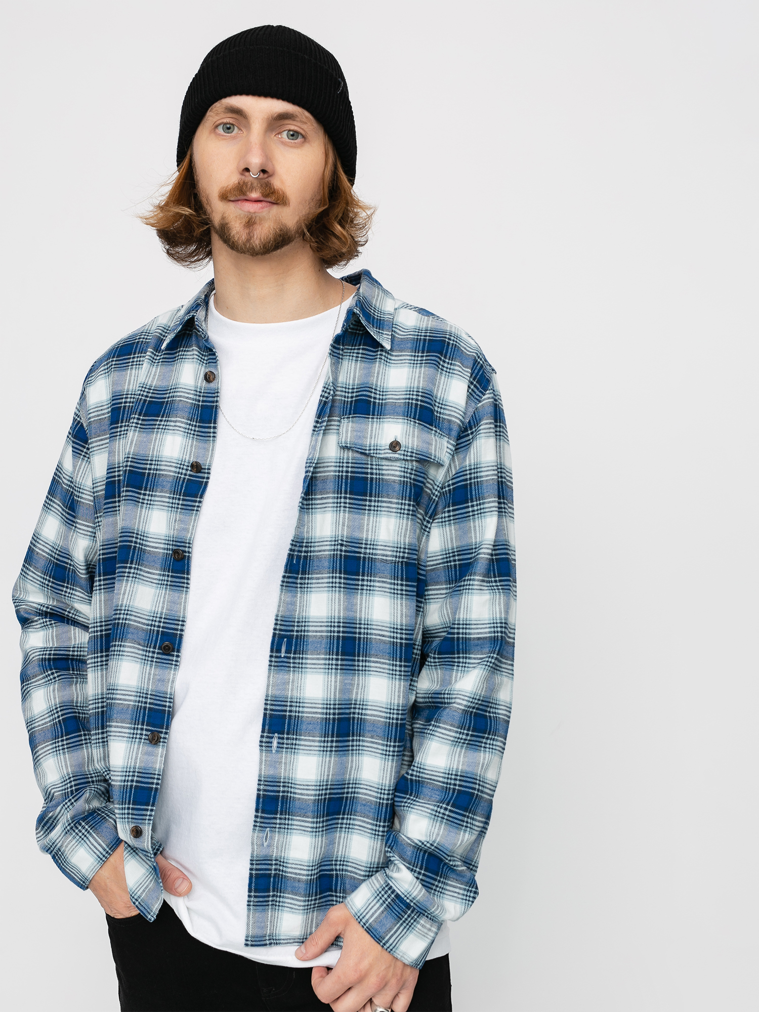 Patagonia Lightweight Fjord Flannel Hemd (superior blue)