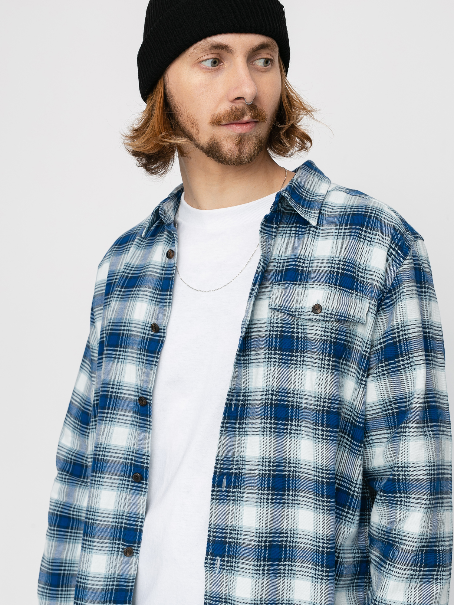 Patagonia Lightweight Fjord Flannel Hemd (superior blue)