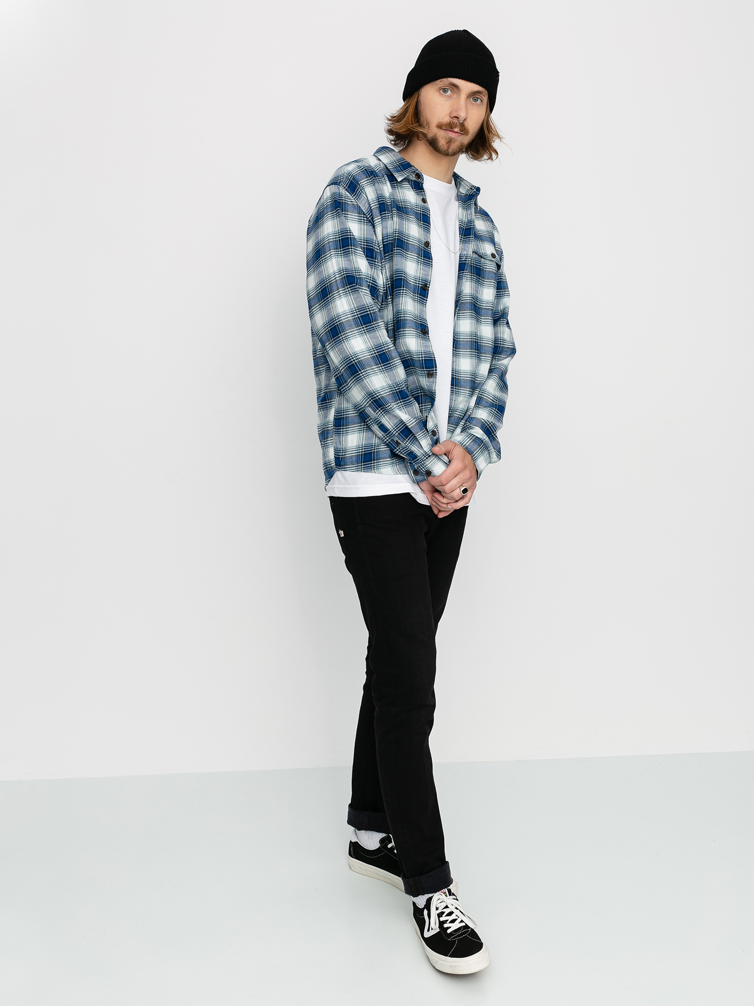 Patagonia Lightweight Fjord Flannel Hemd (superior blue)