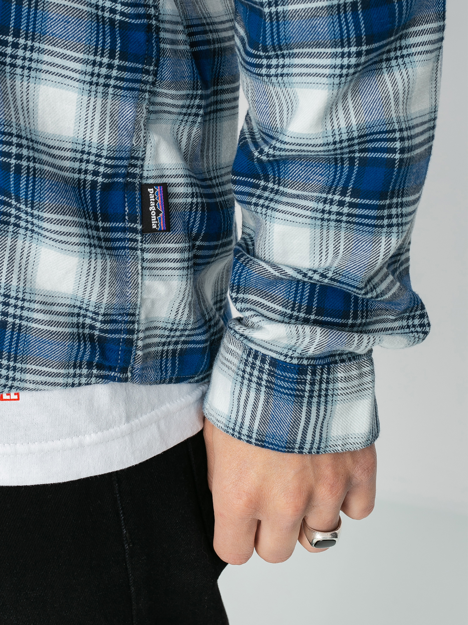 Patagonia Lightweight Fjord Flannel Hemd (superior blue)