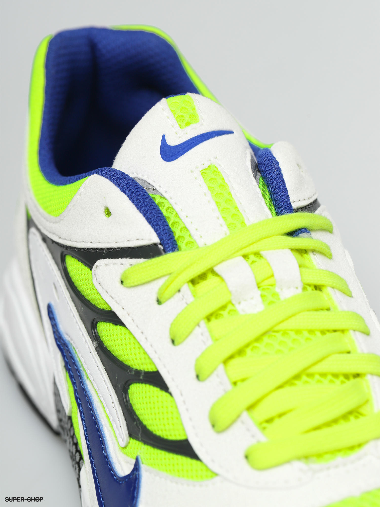 neon yellow and white nike shoes