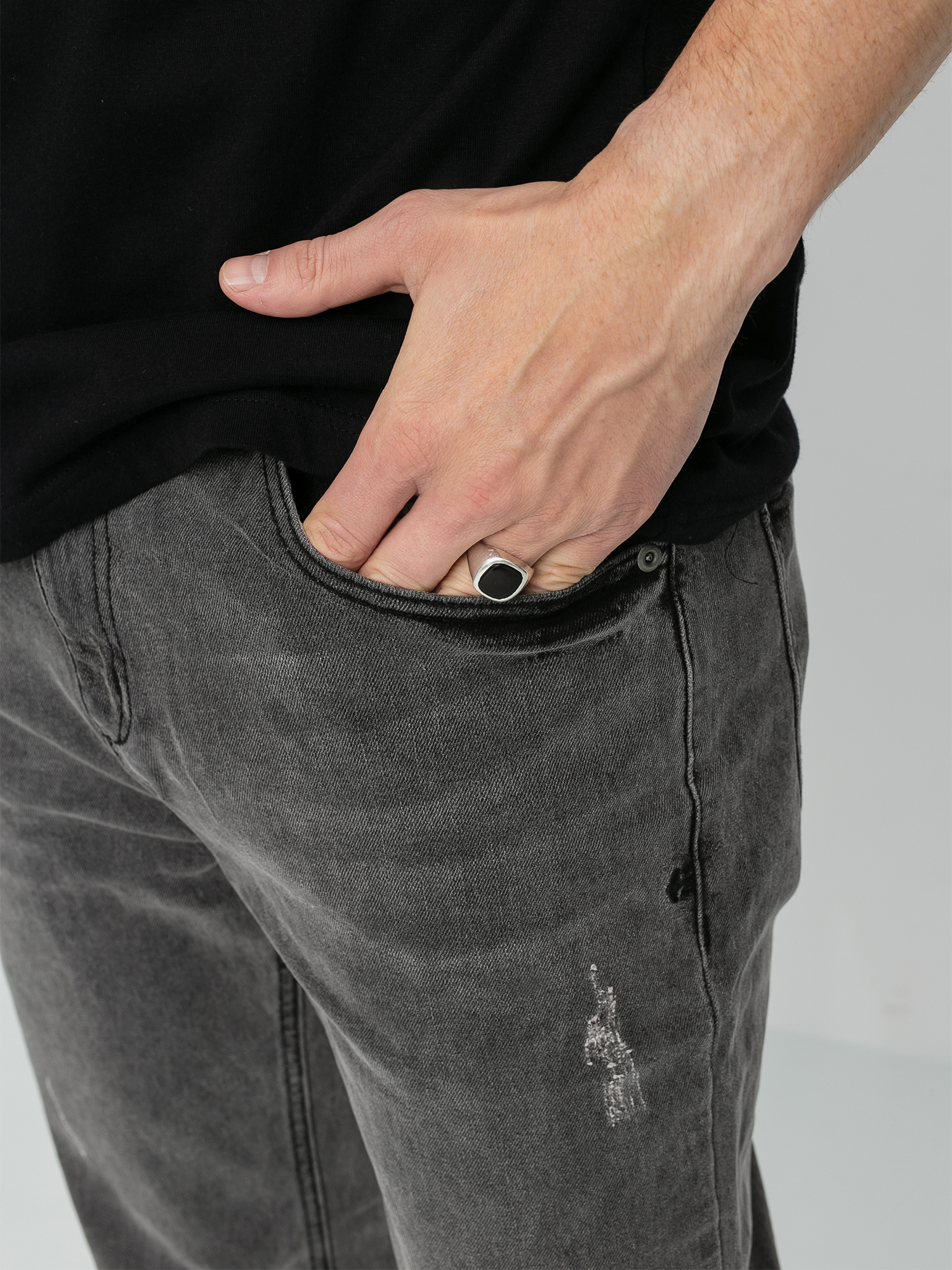 Etnies Pants Essential Straight Denim (granite wash)