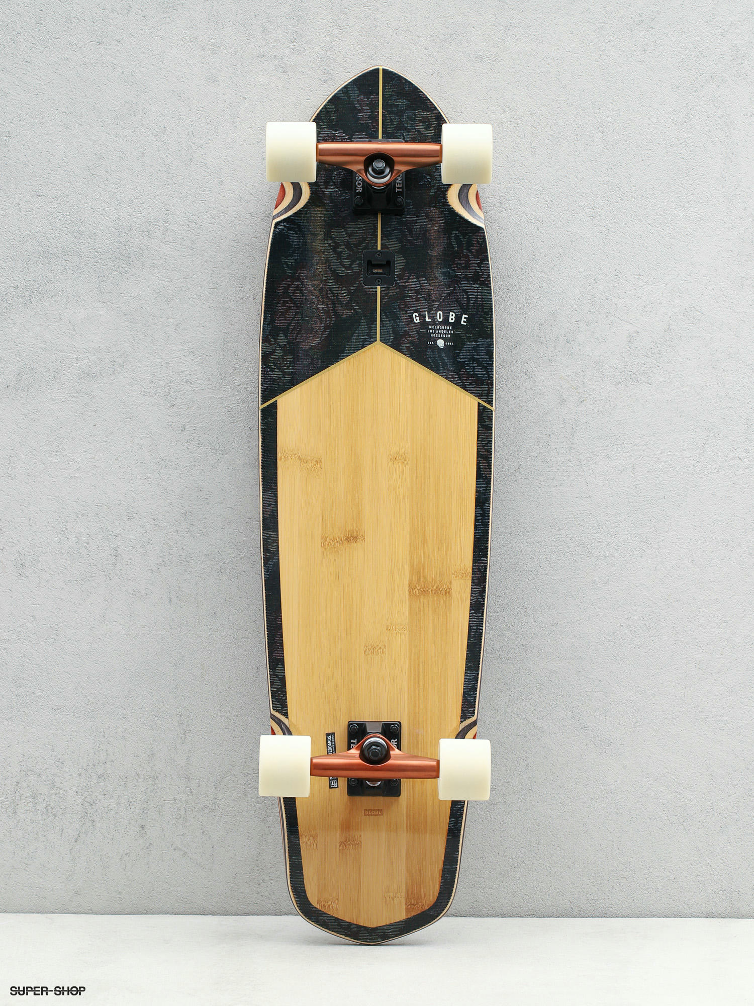 Globe Longboard Skateboard Complete Blazer XL Bamboo Floral Couch 