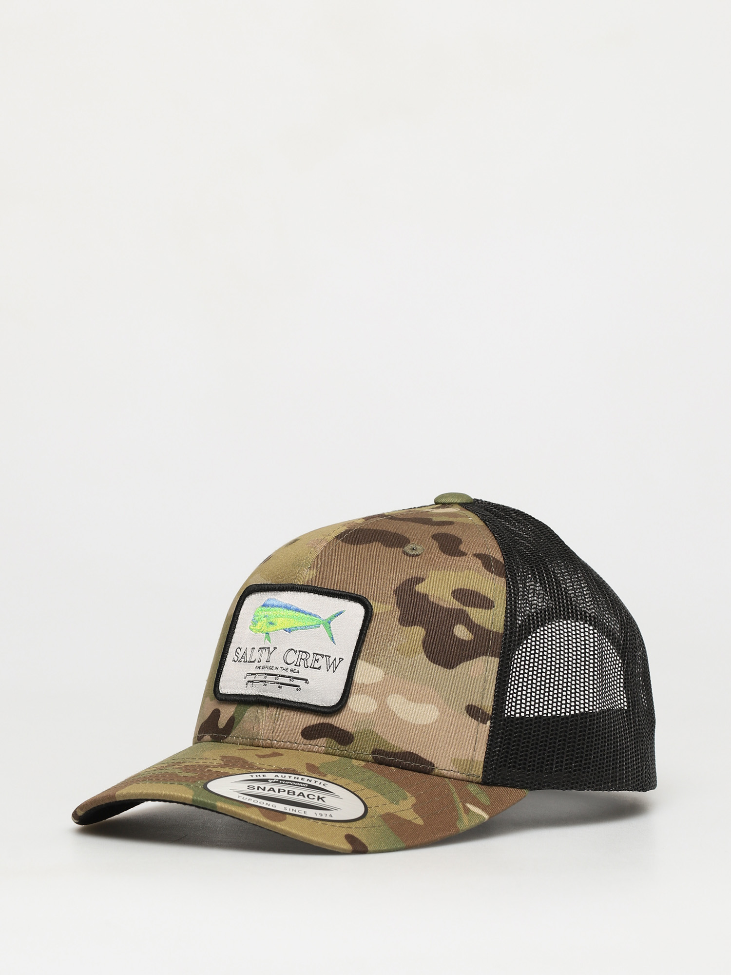 salty crew camo trucker hat