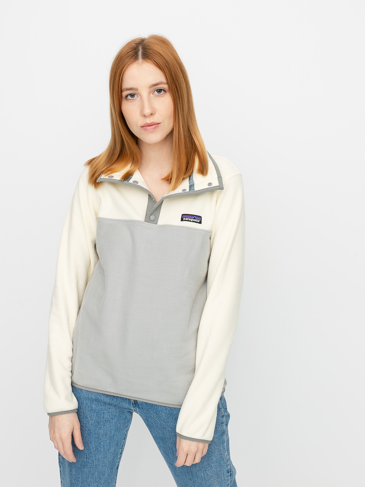 womens white patagonia fleece