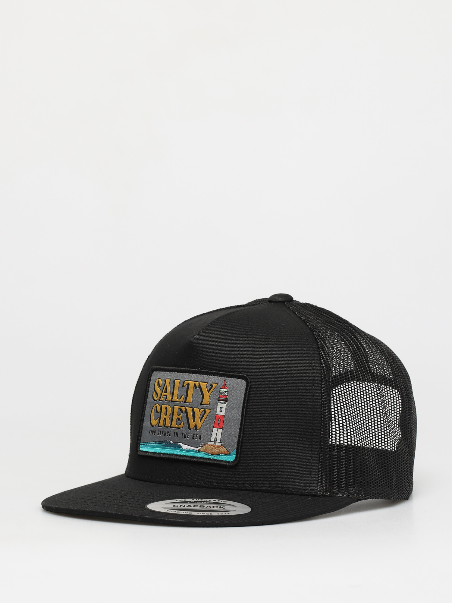 Salty Crew Point Loma Trucker Zd Cap Black Salty Crew Point Loma Trucker Zd Cap Black