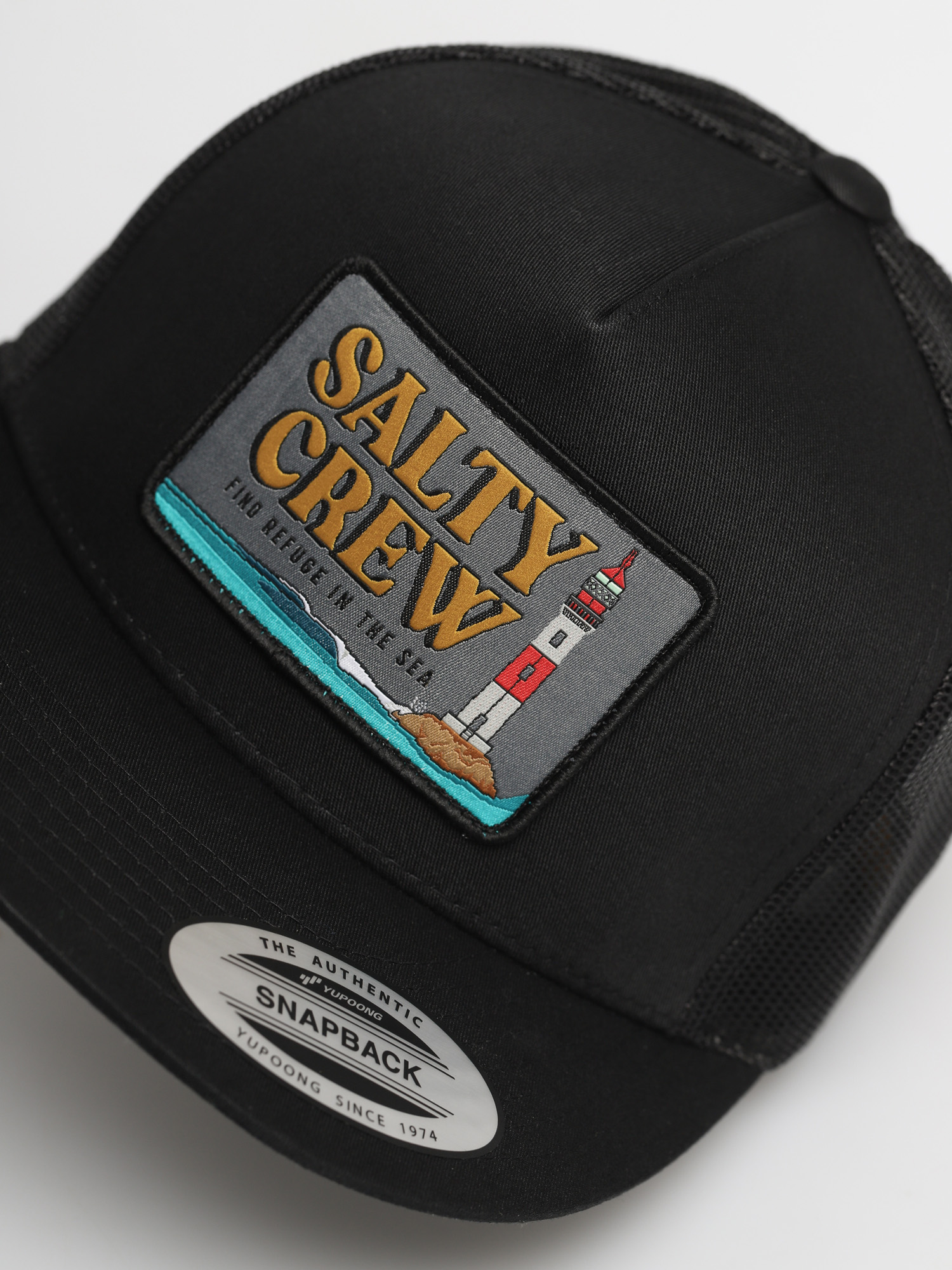 Salty Crew Point Loma Trucker Zd Cap Black Salty Crew Point Loma Trucker Zd Cap Black