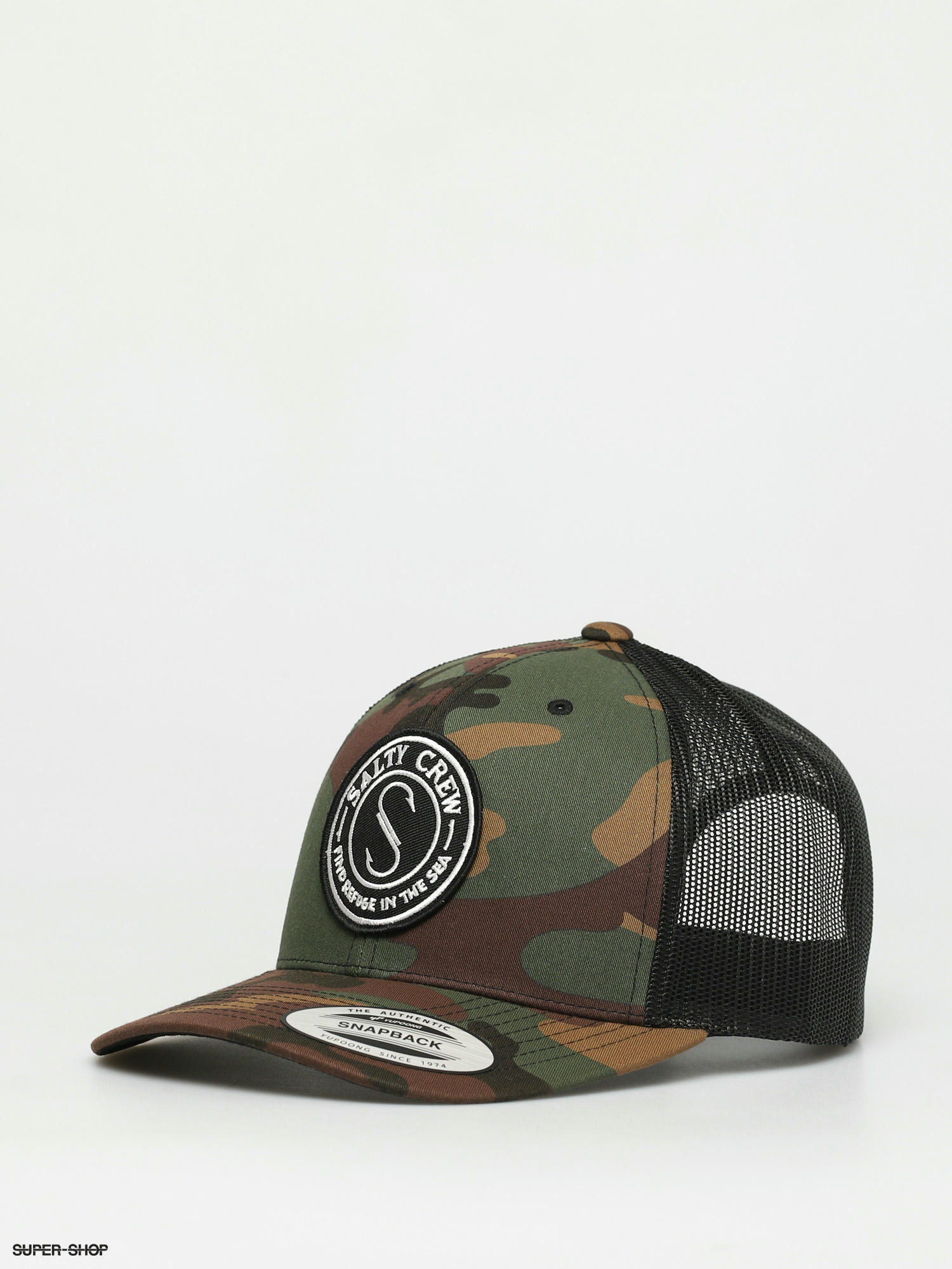 salty crew camo trucker hat