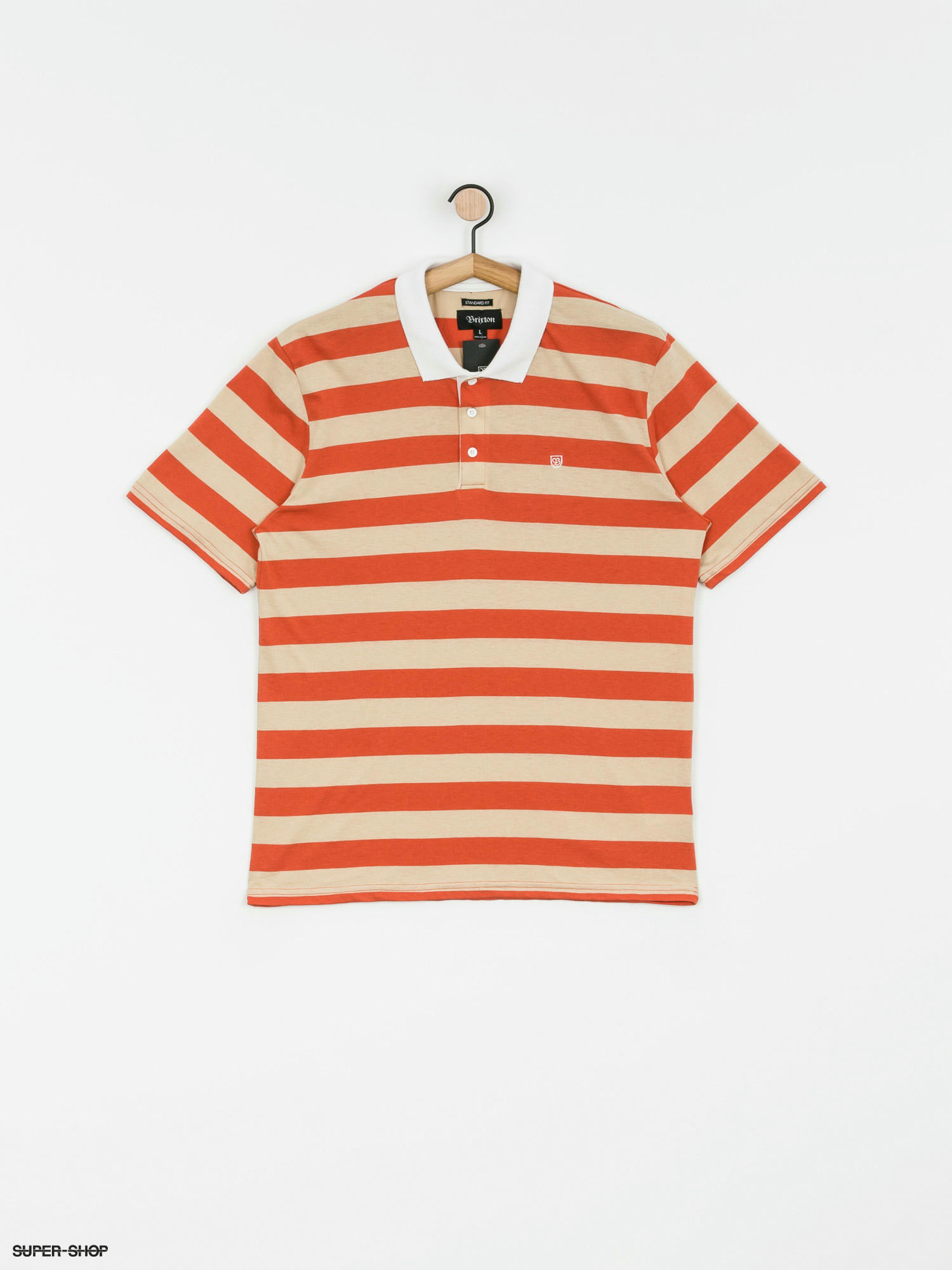 Brixton Hilt Ii Knit Polo Shirt Autumn Safari