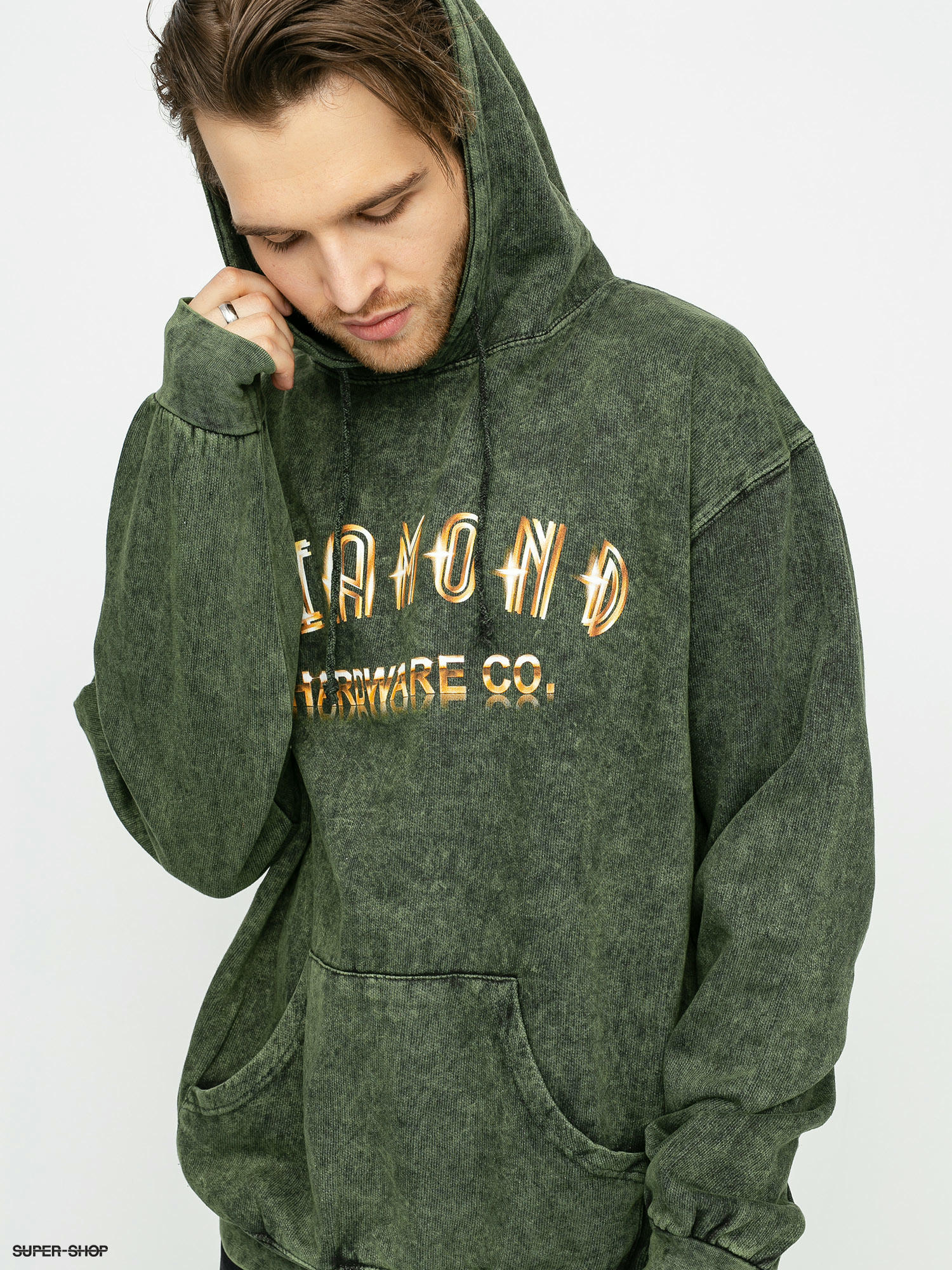 green and gold hoodie