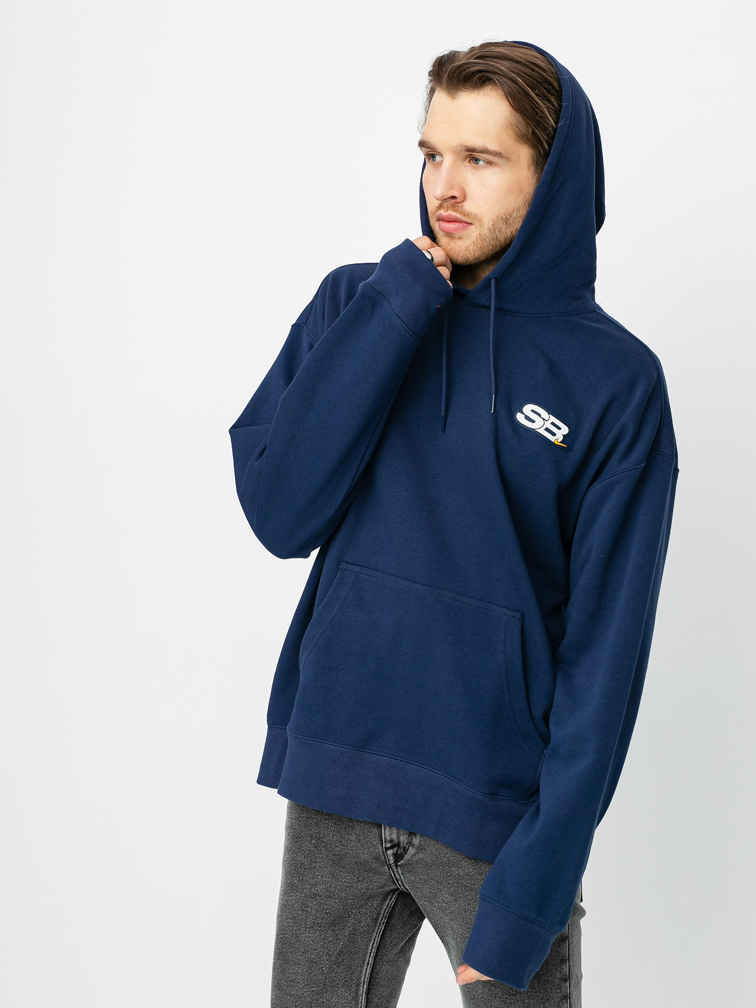 Nike SB Logo Sweatshirt (midnight navy/black)