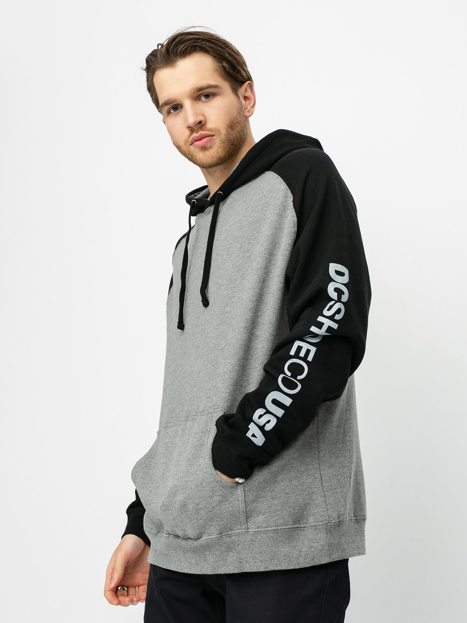 DC Skate Contrast HD Hoodie (grey heather)