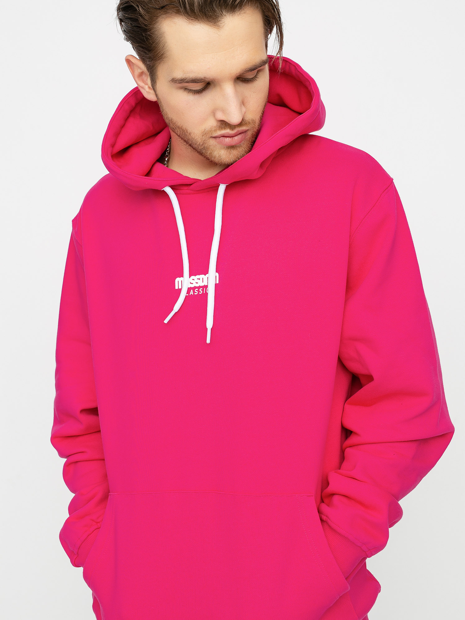 MassDnm Classics Small Logo HD Hoodie (magenta)