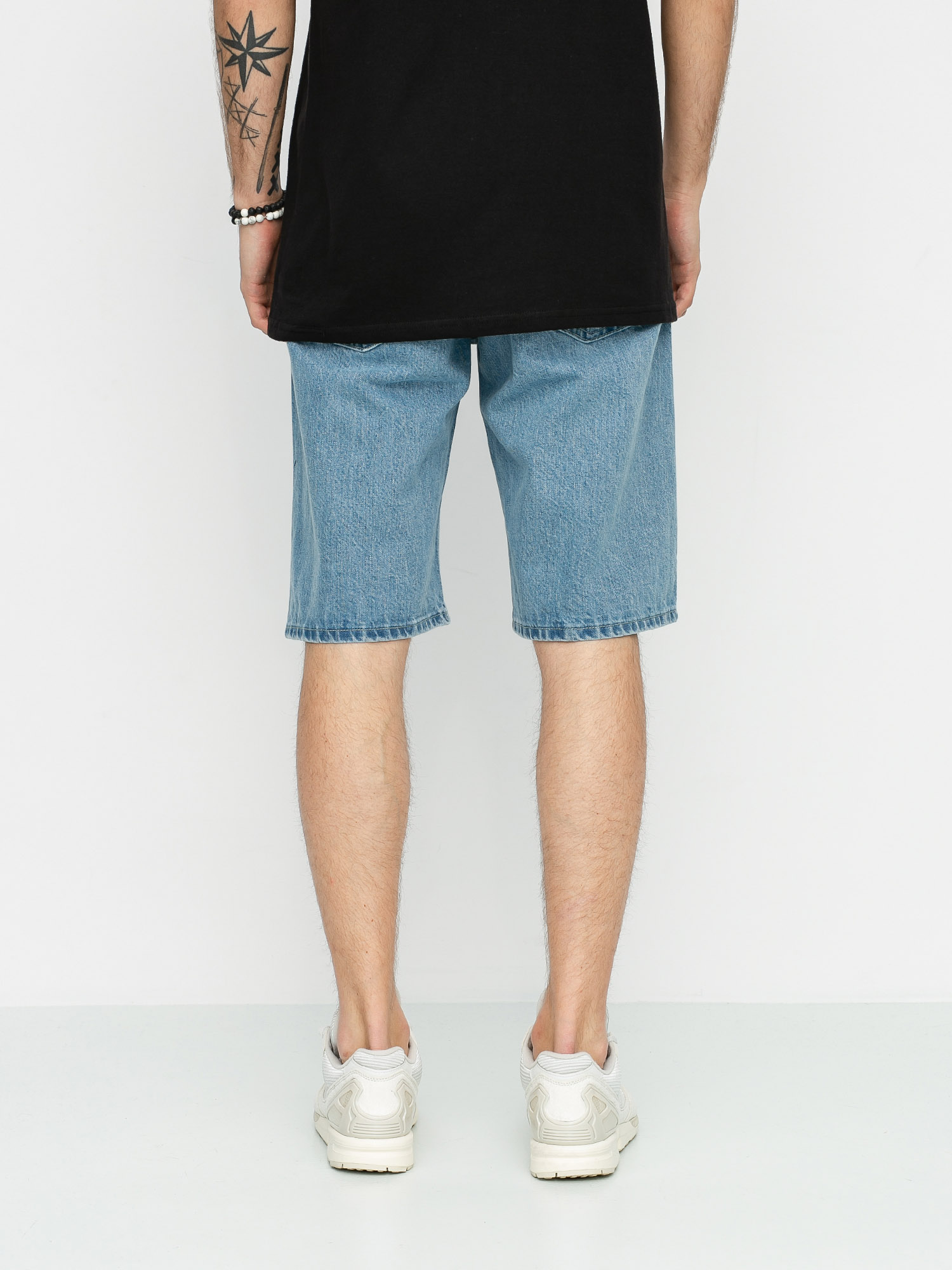 MassDnm Slang Jeans Shorts (light blue)