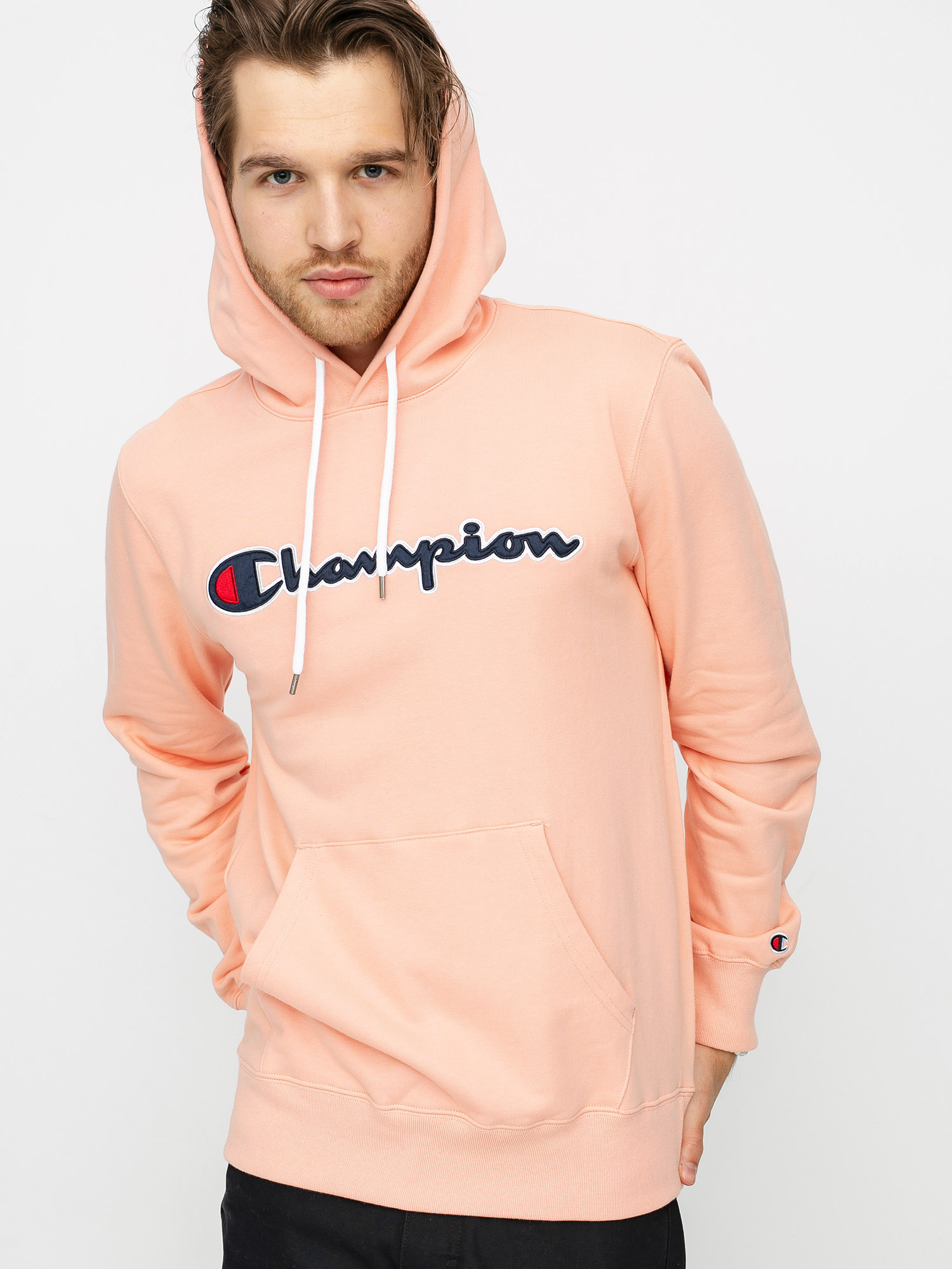 Champion Sweatshirt HD 214183 Hoody Pink cpk