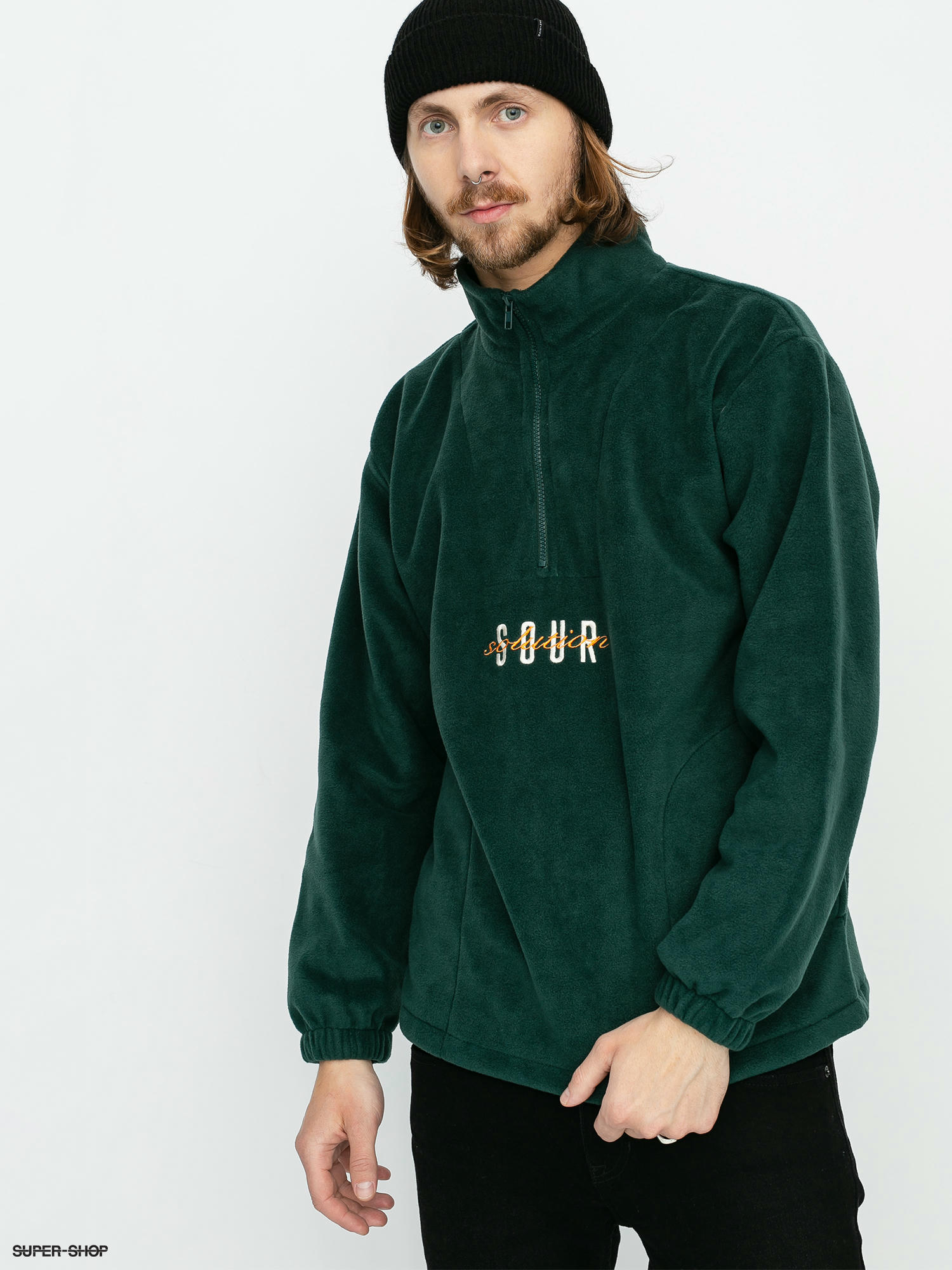Sour Solution Spothunter Fleece Sweatshirt (forest green)