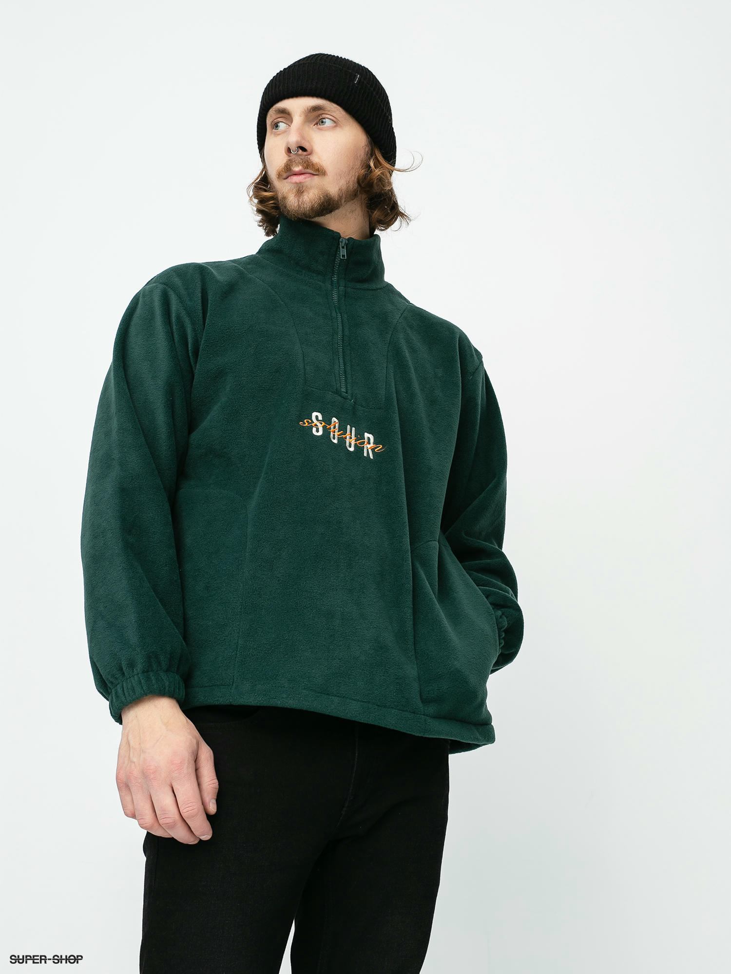 Sour Solution Spothunter Fleece Sweatshirt (forest green)
