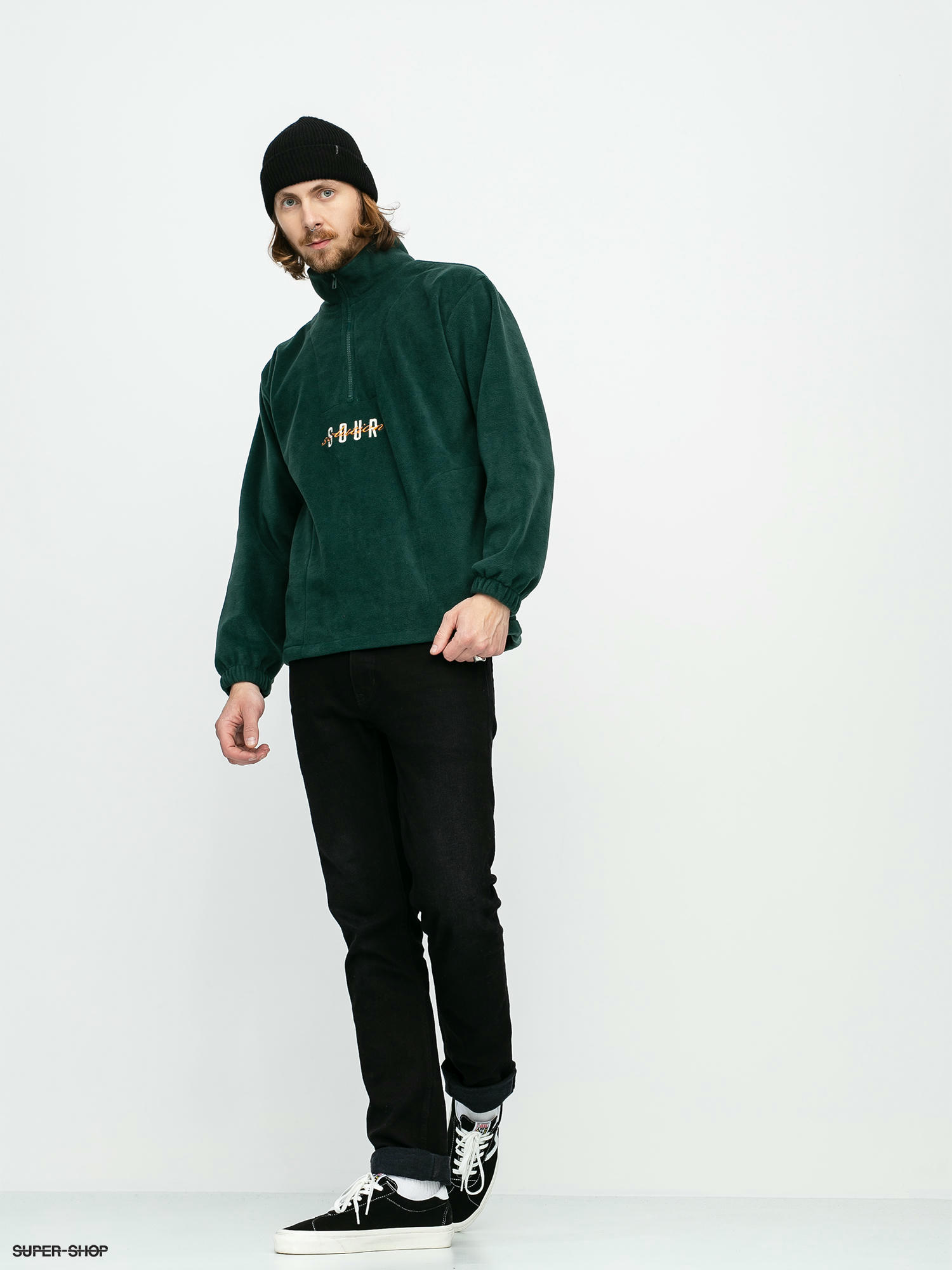 Sour Solution Spothunter Fleece Sweatshirt (forest green)