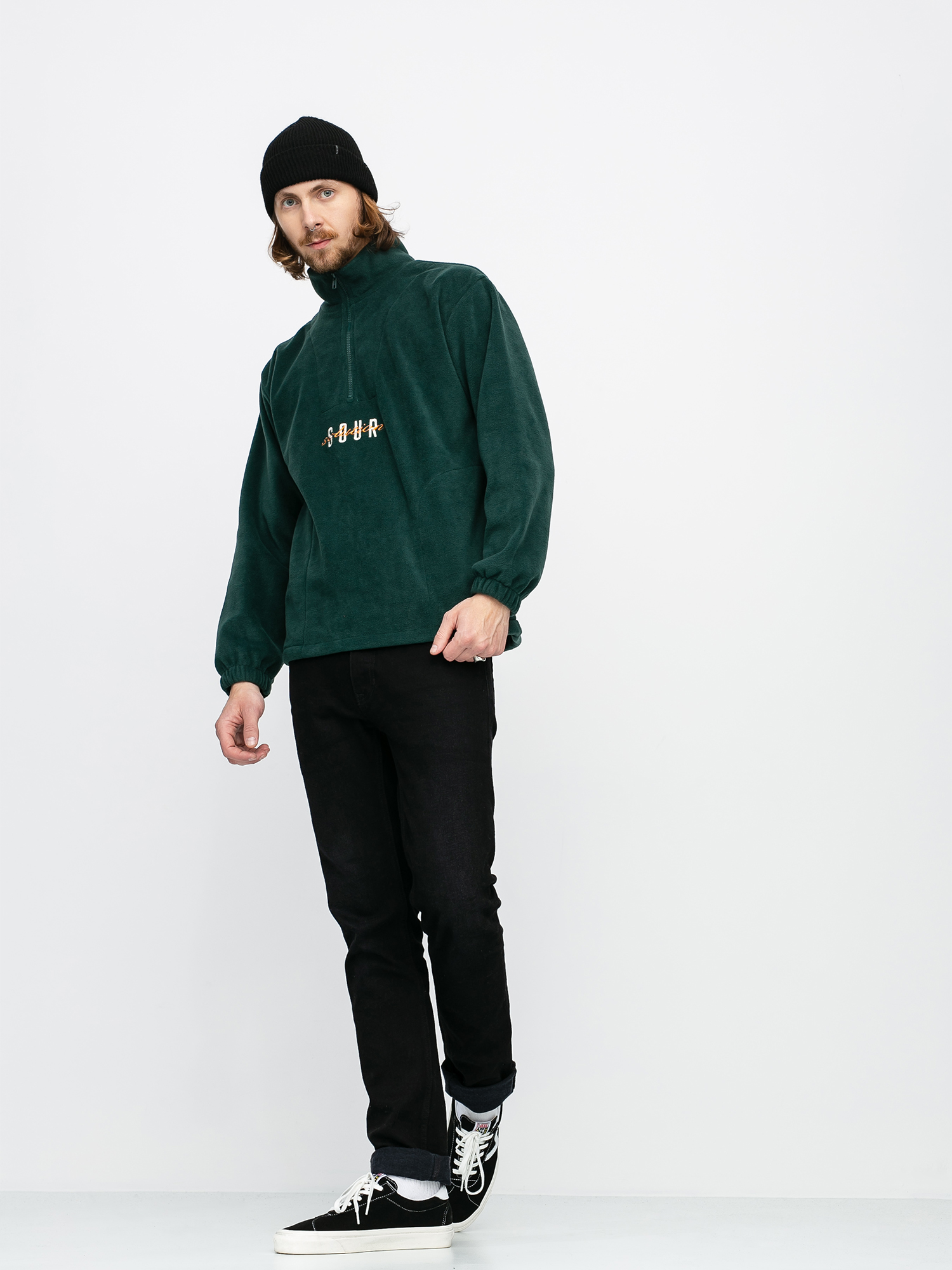 Sour Solution Spothunter Fleece Sweatshirt (forest green)