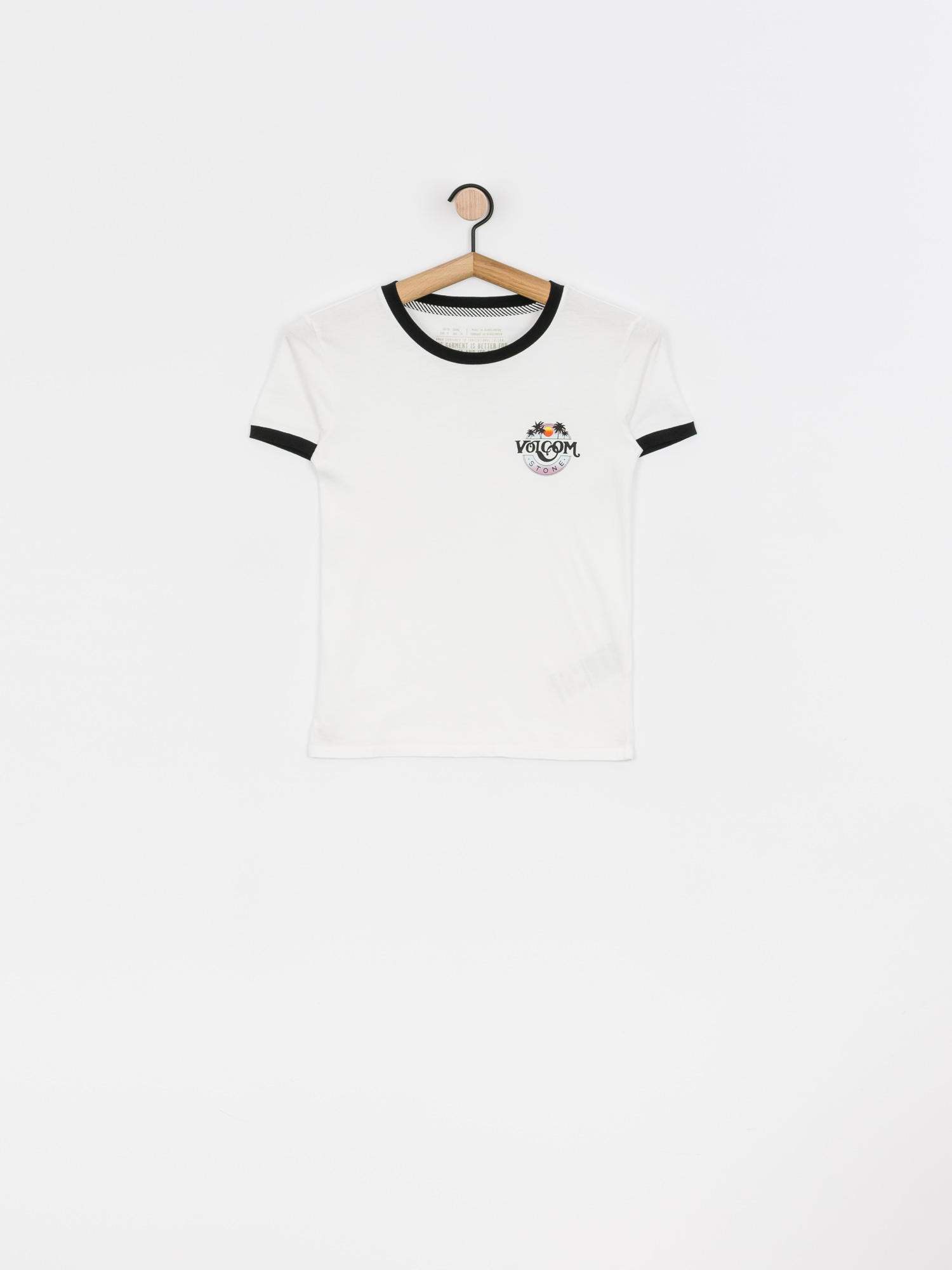 Volcom Go Faster Ringer T-shirt Wmn (white)