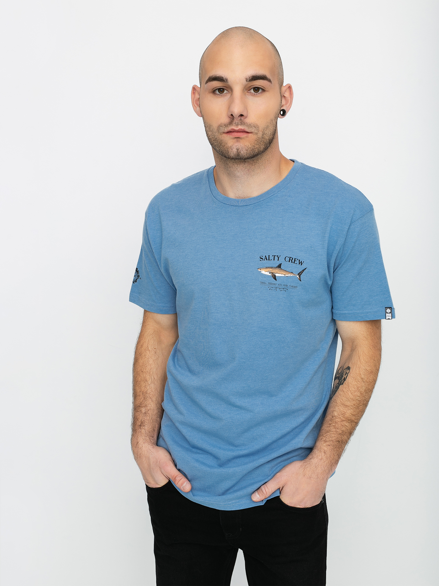 Salty Crew Bruce Prenium T-shirt (light blue heather)