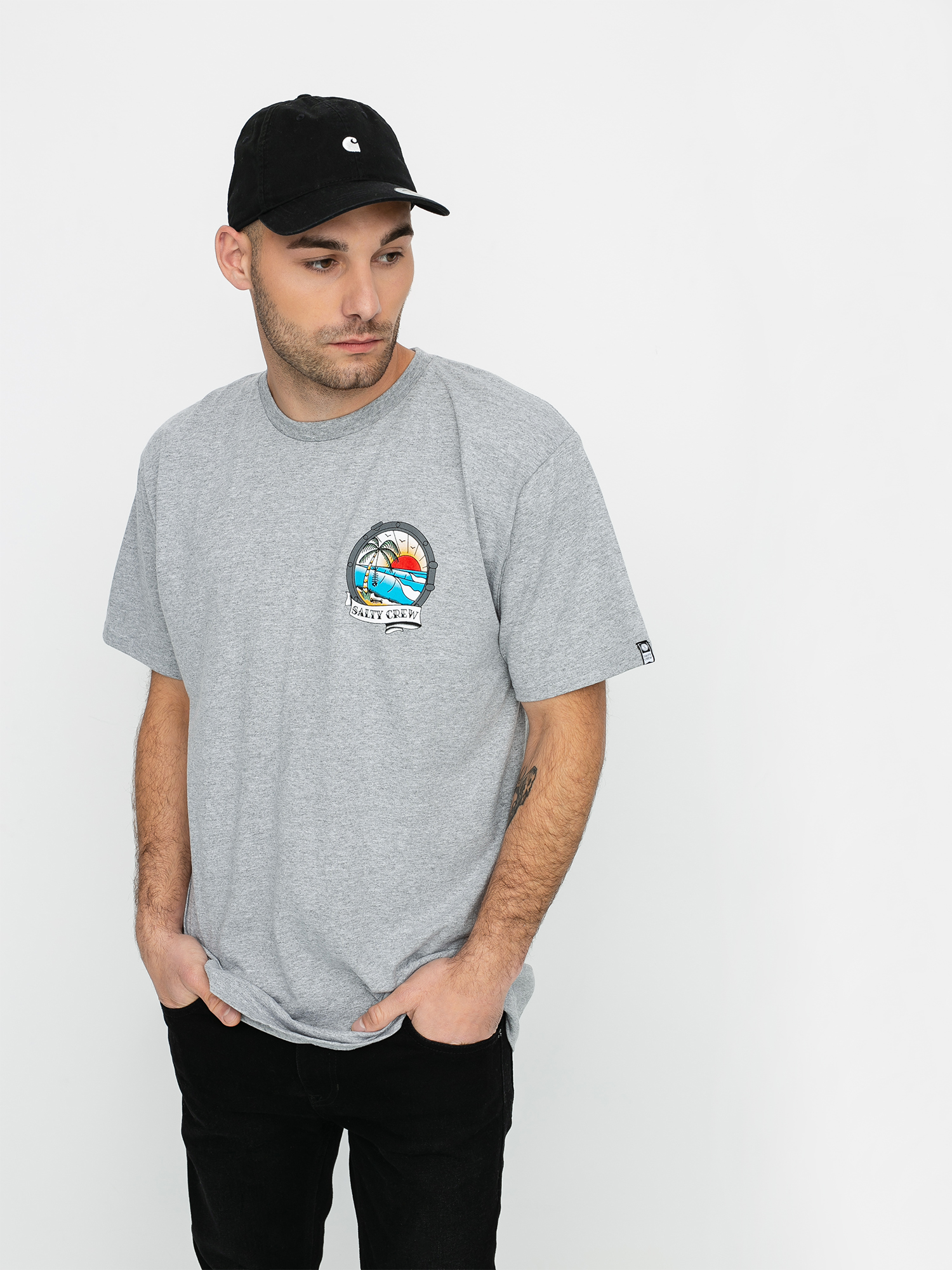 Salty Crew Portside T-shirt (athletic heather)