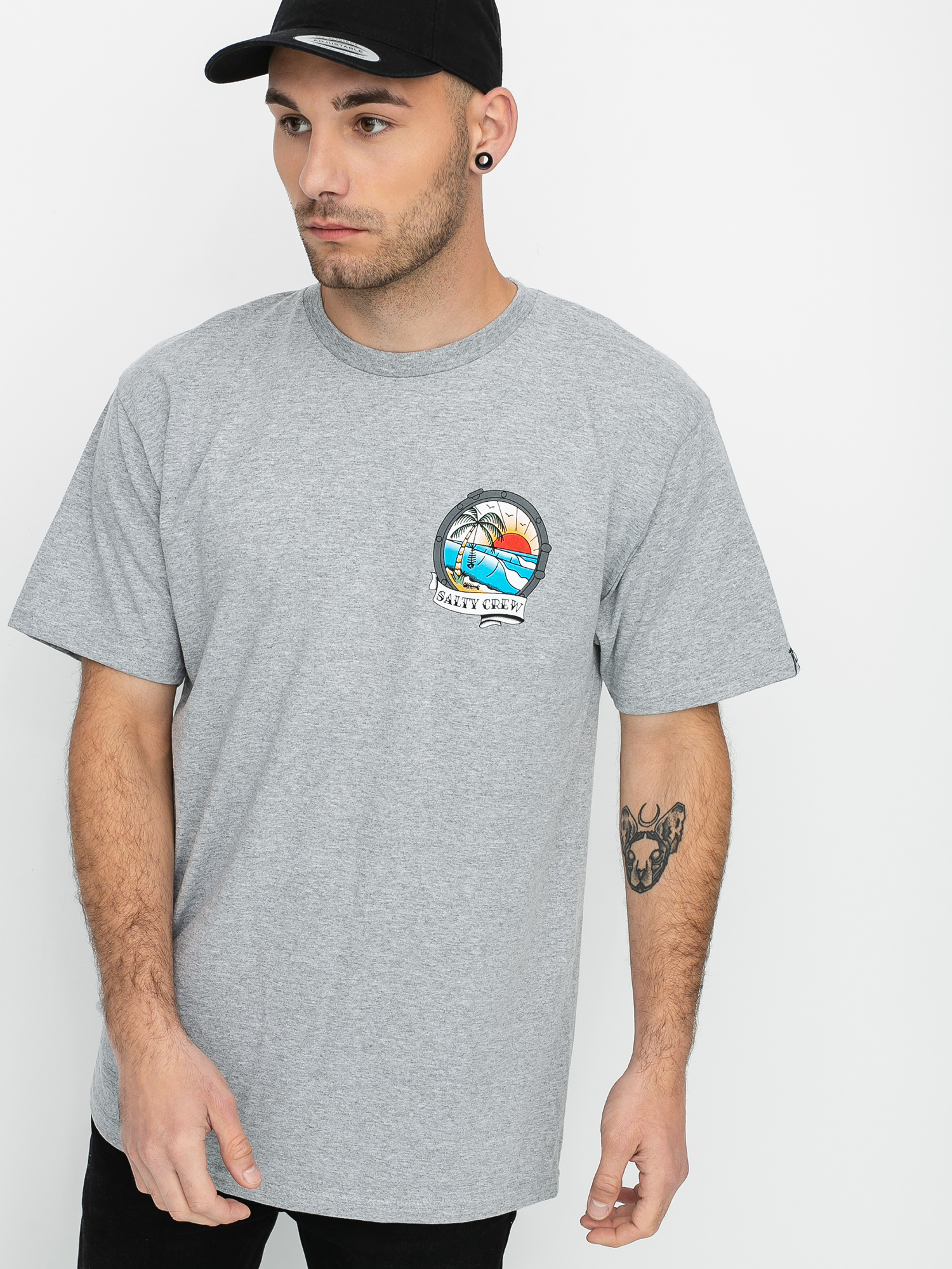 Salty Crew Portside T-shirt (athletic heather)