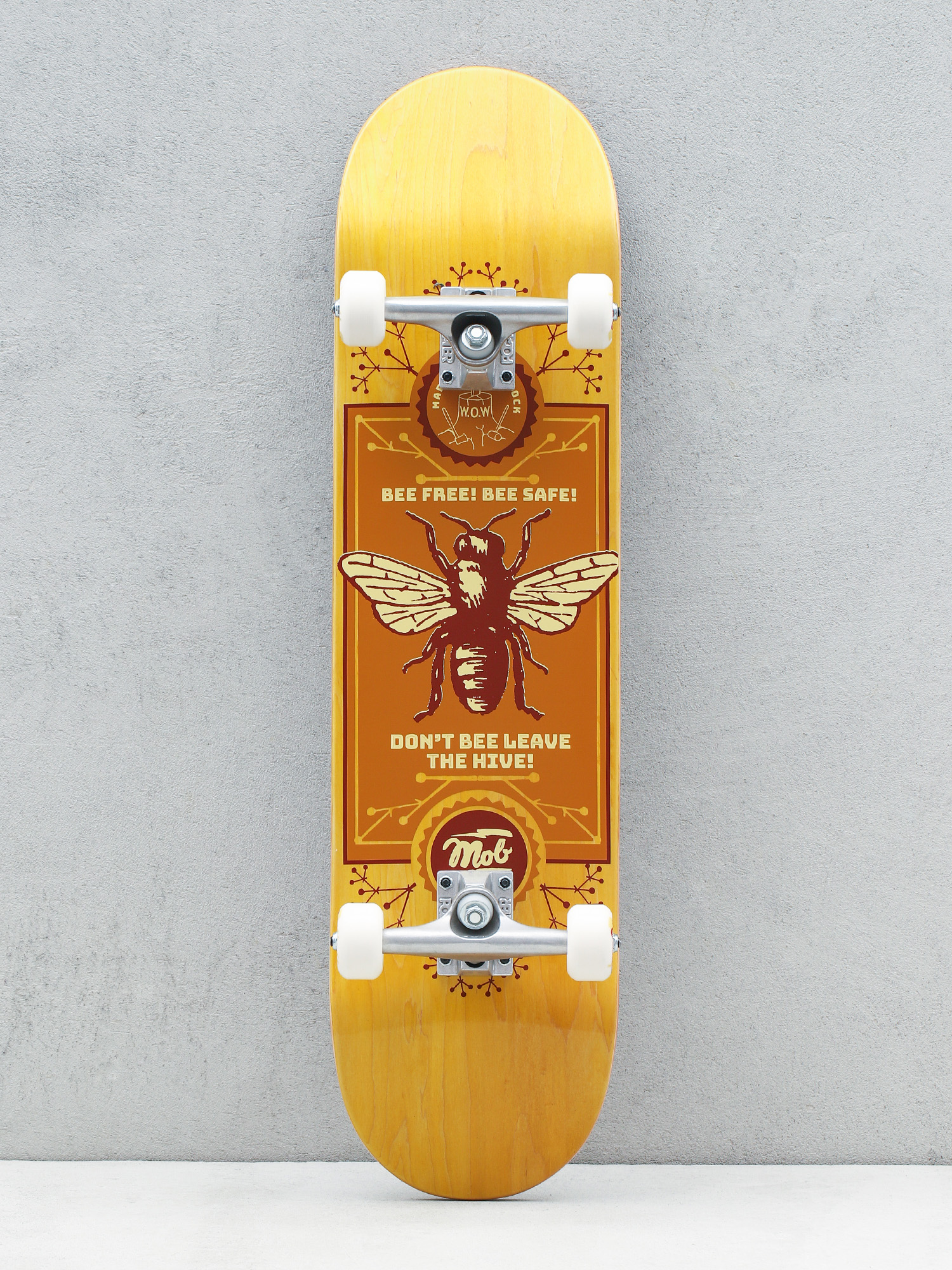 Mob Skateboards Bee Skateboard (yellow)