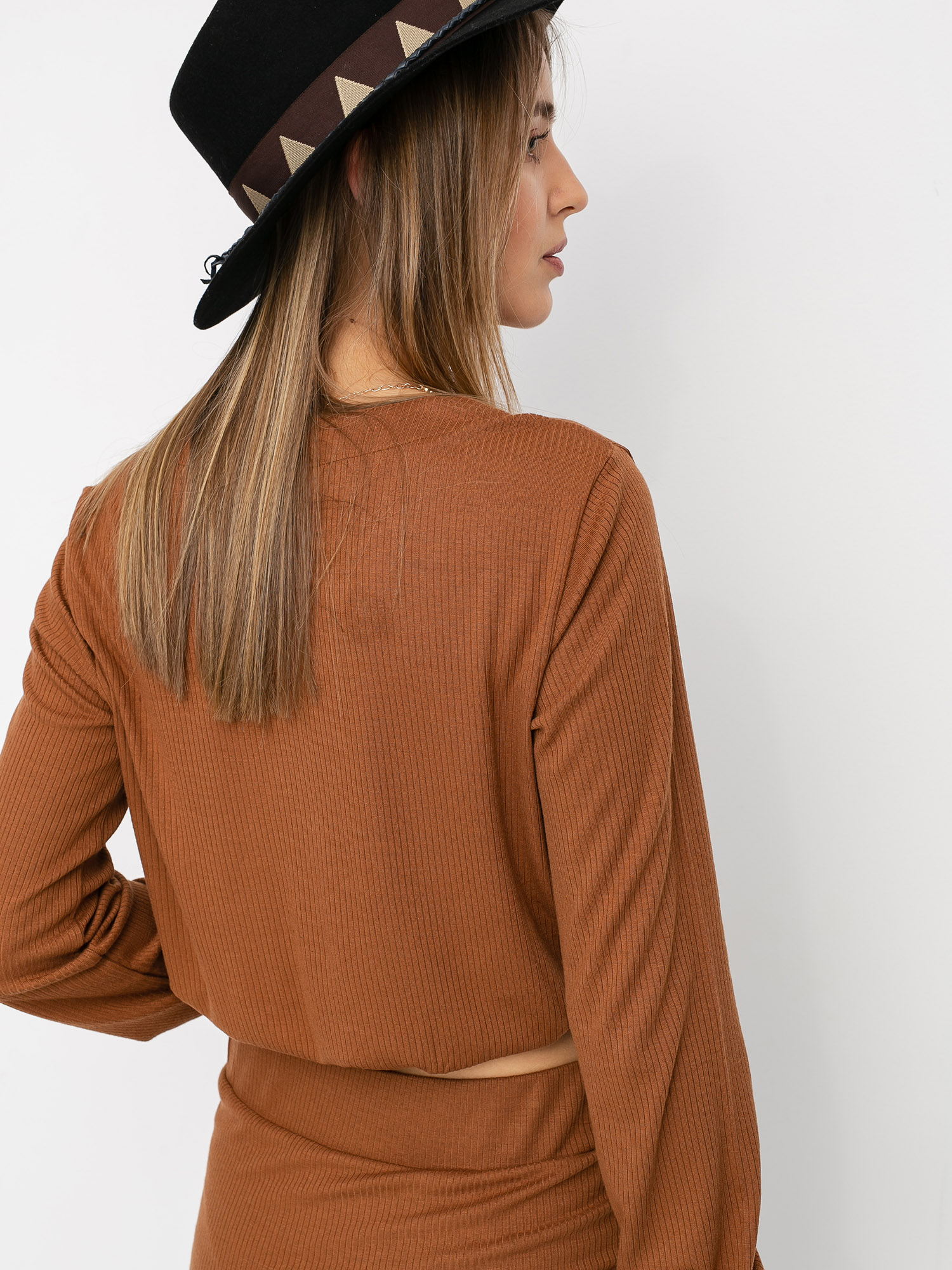 Brixton Daria V Neck Knit Longsleeve Wmn (hide)