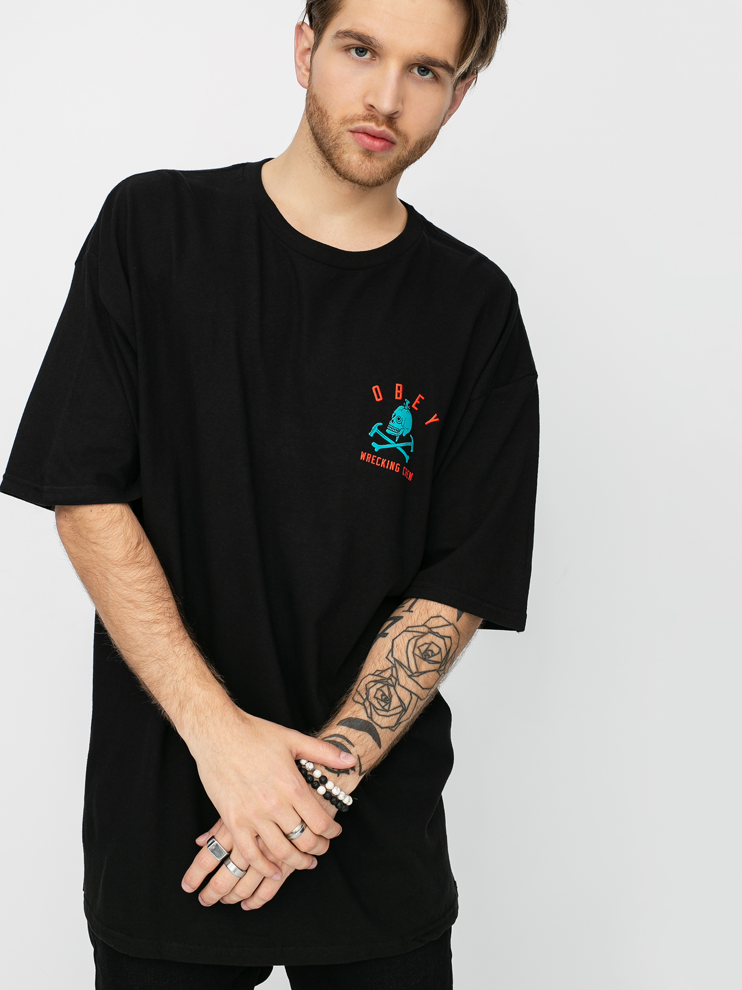 OBEY Obey Wreaking Crew T-shirt (black)