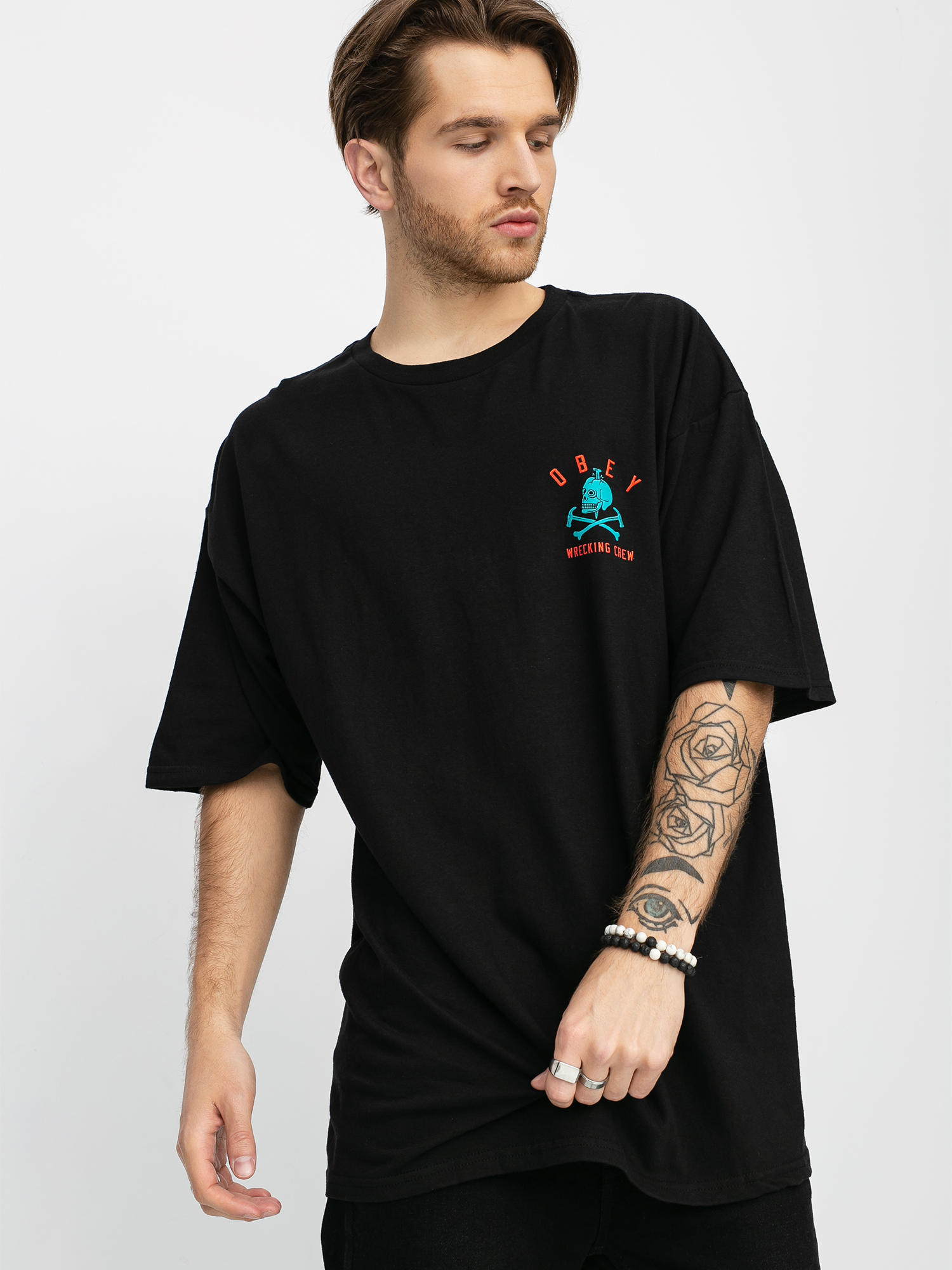 OBEY Obey Wreaking Crew T-shirt (black)