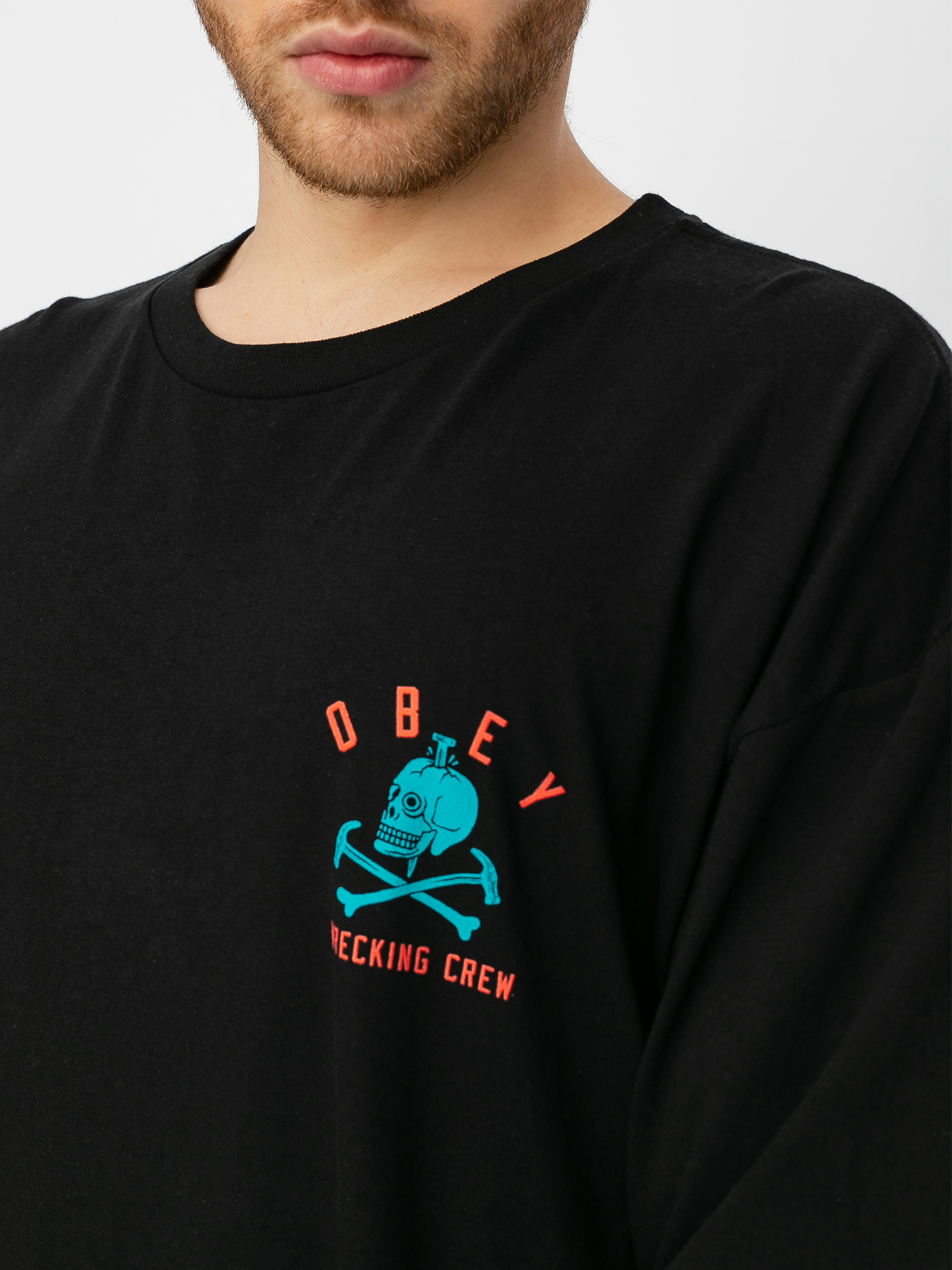 OBEY Obey Wreaking Crew T-shirt (black)