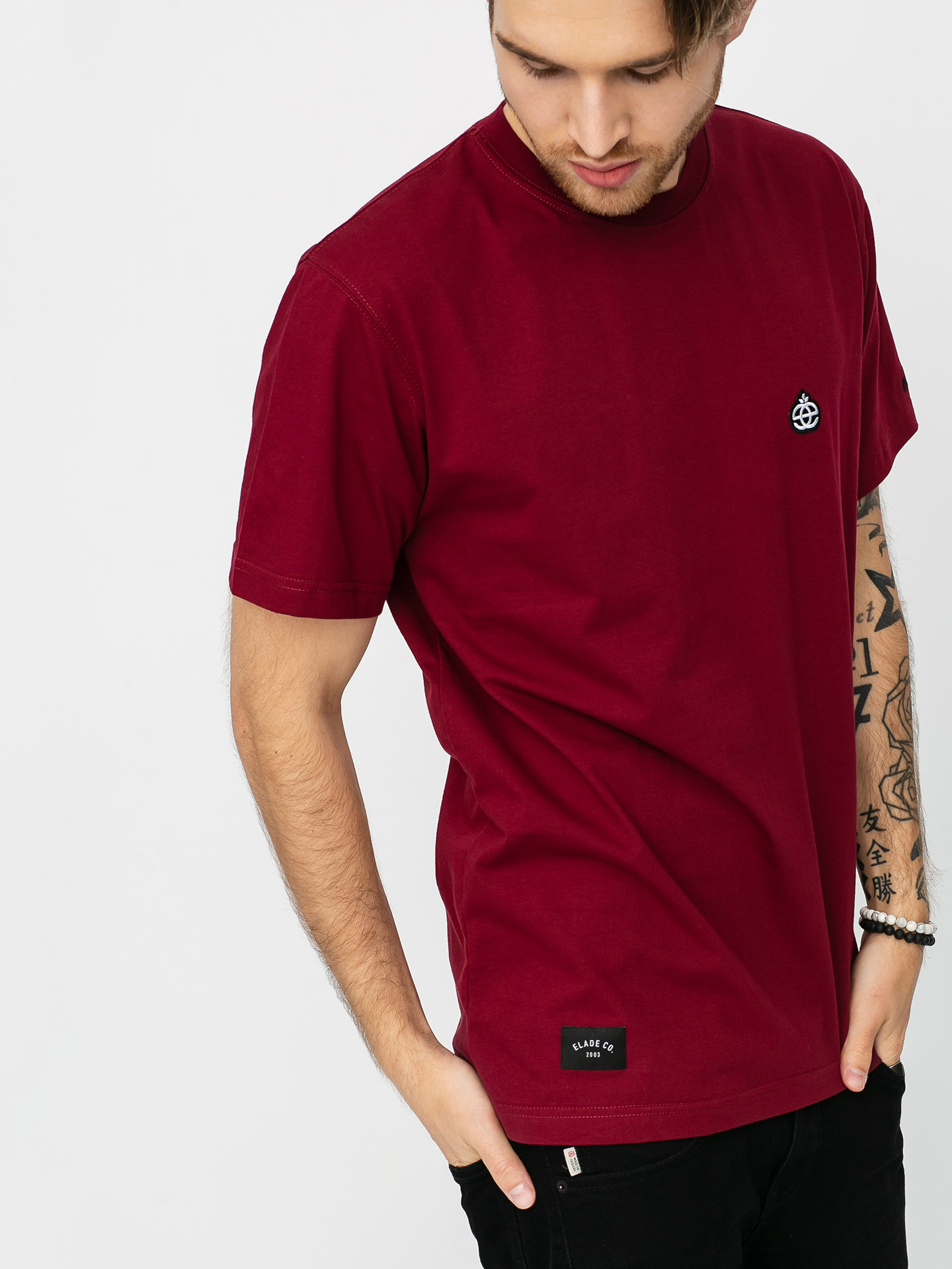Elade Icon Mini Logo T-shirt (maroon)