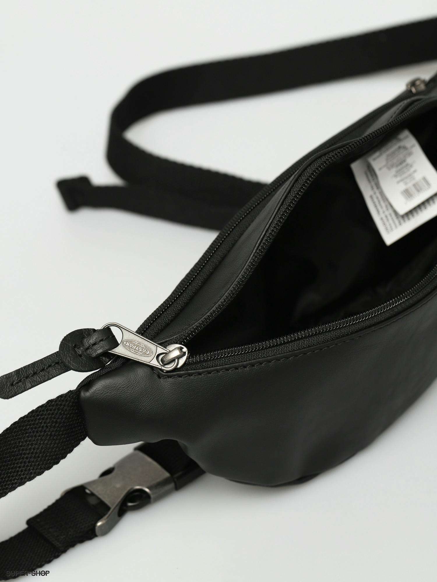 eastpak springer black ink leather