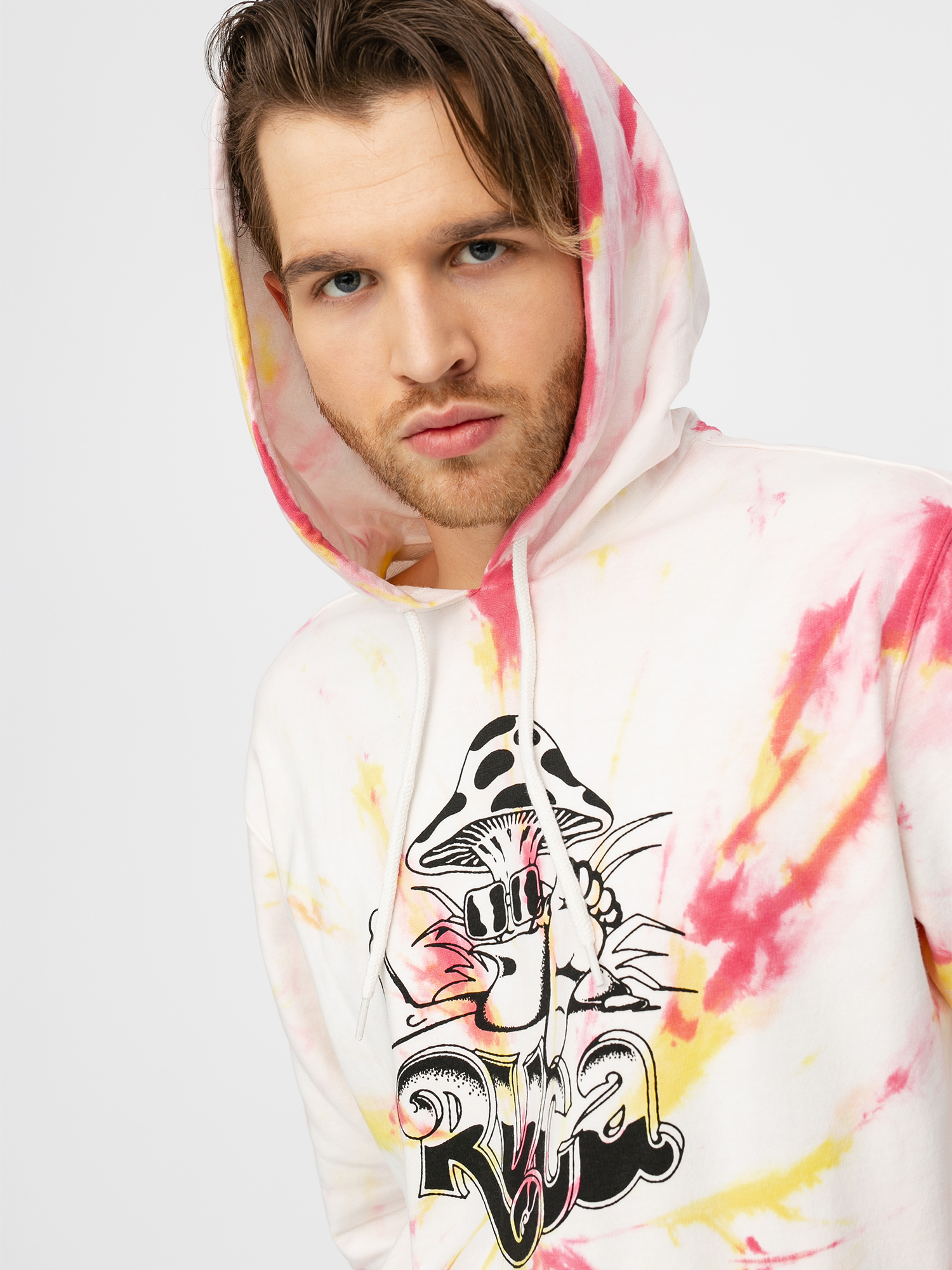 rvca tie dye hoodie