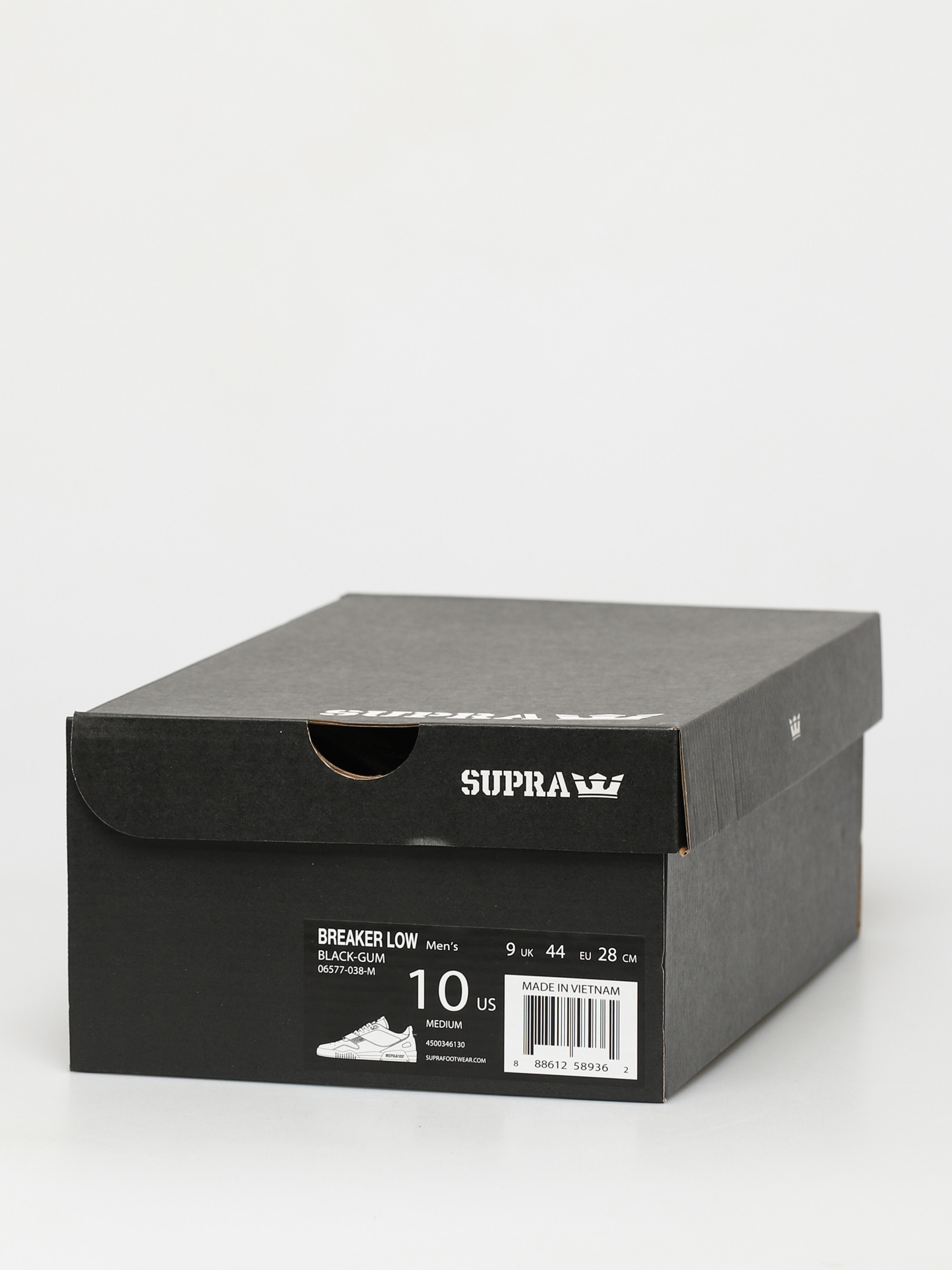 Supra Breaker Low Shoes (black gum)