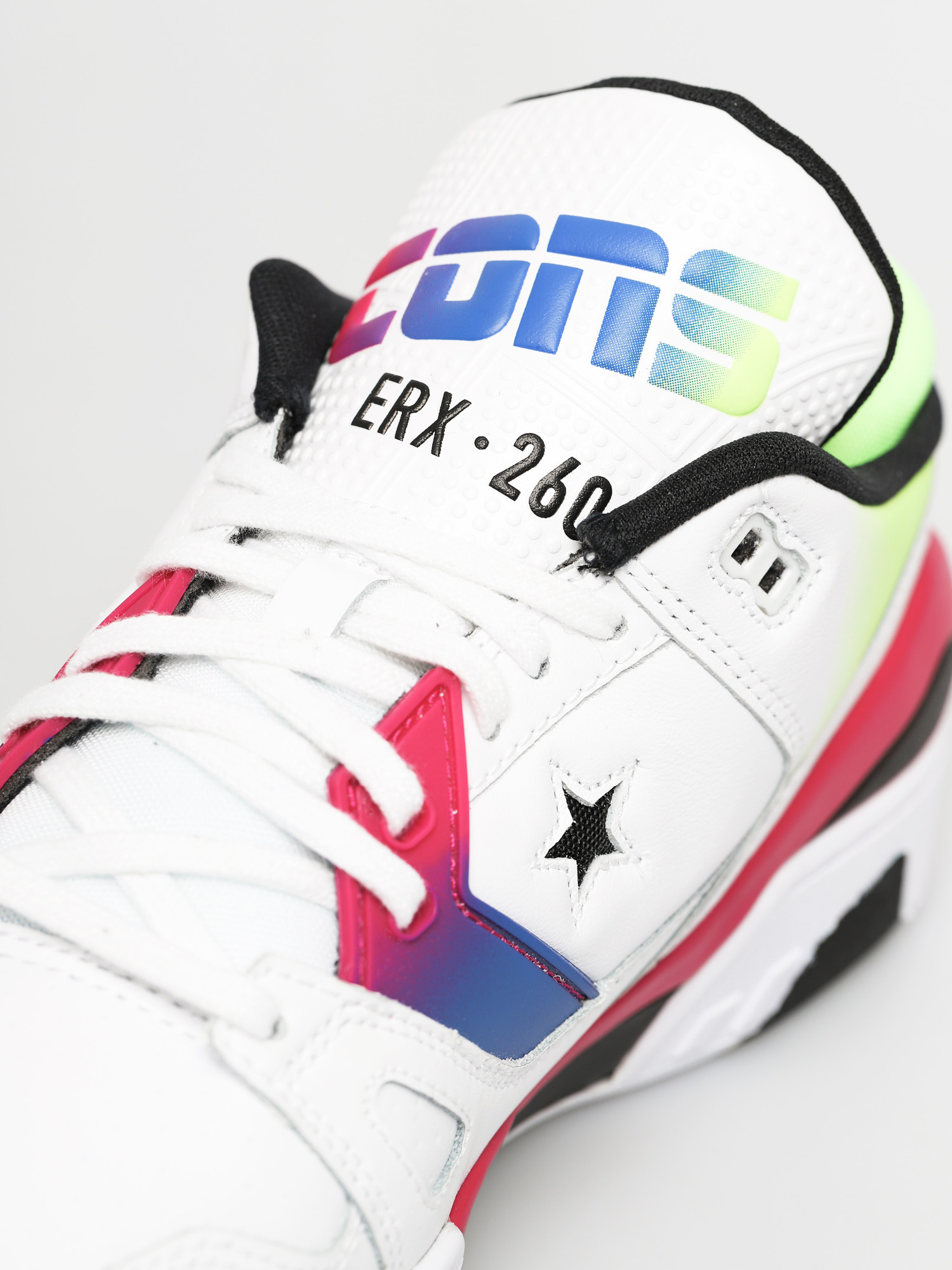 Converse Erx 260 Ox Shoes (white/cerise pink/black)