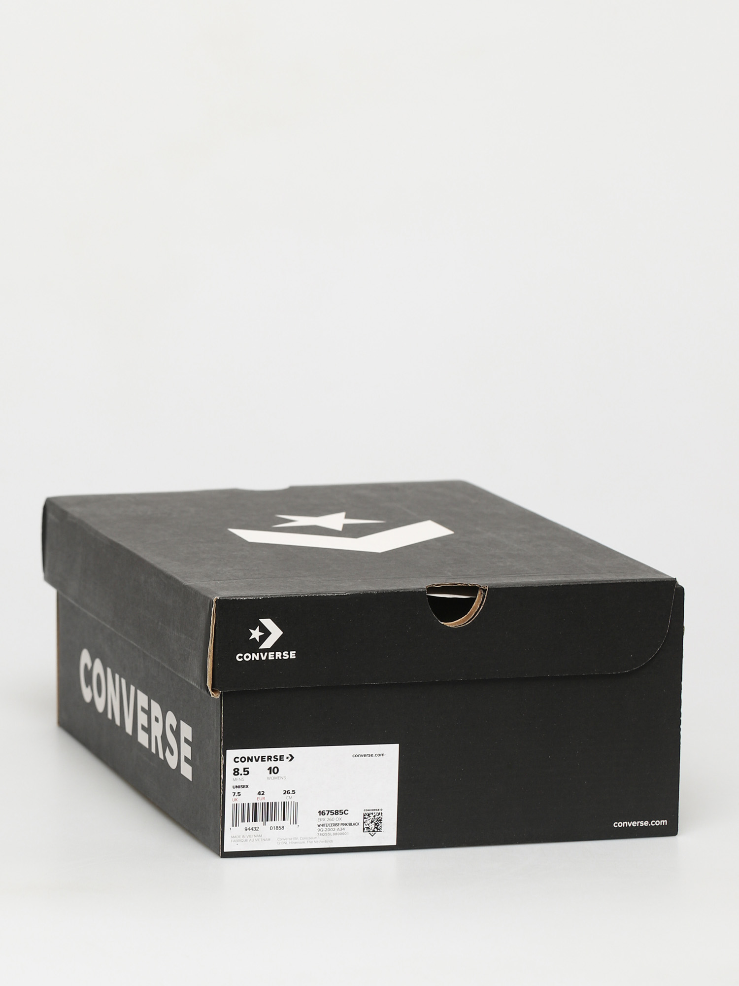 Converse Erx 260 Ox Shoes (white/cerise pink/black)