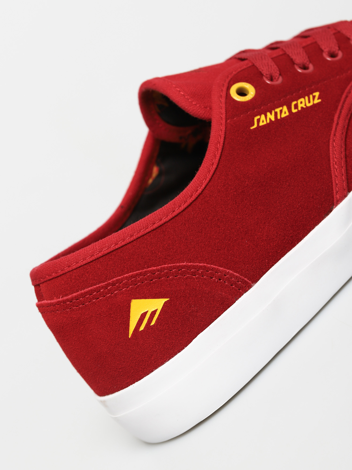 Emerica Wino Standard X Santa Cruz Shoes (red/white)