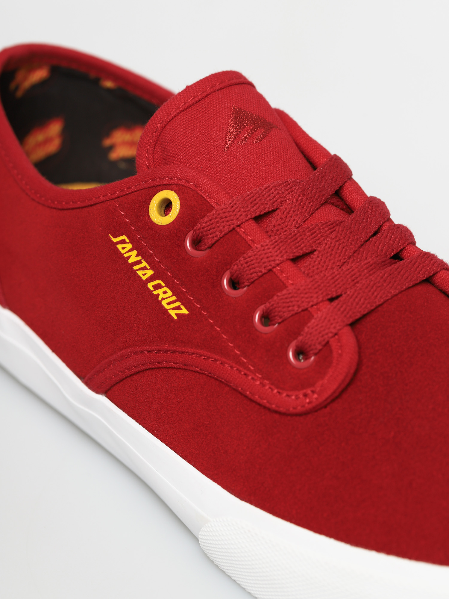 Emerica Wino Standard X Santa Cruz Shoes (red/white)