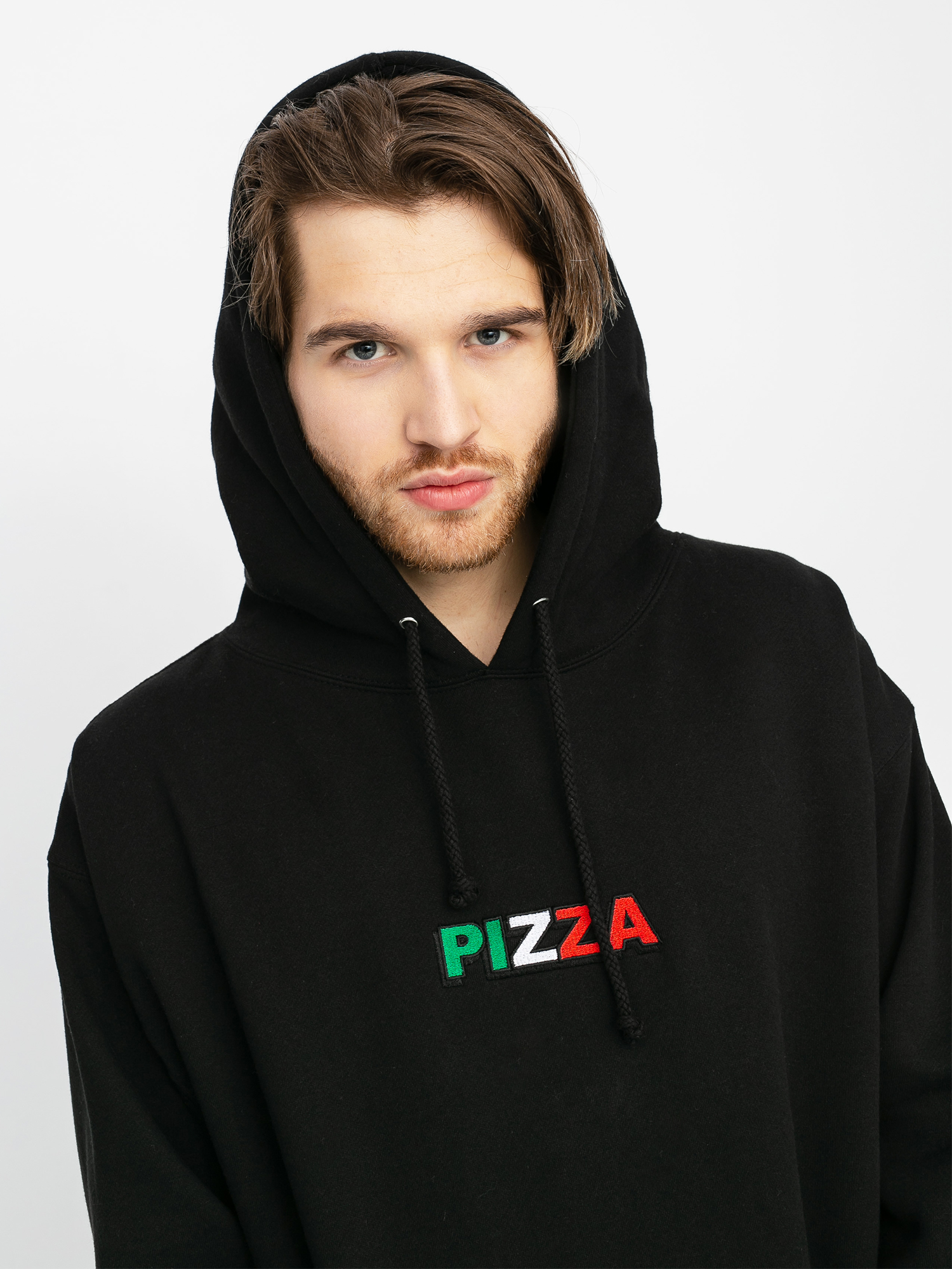 Pizza Skateboards Tri Logo HD Hoodie (black)