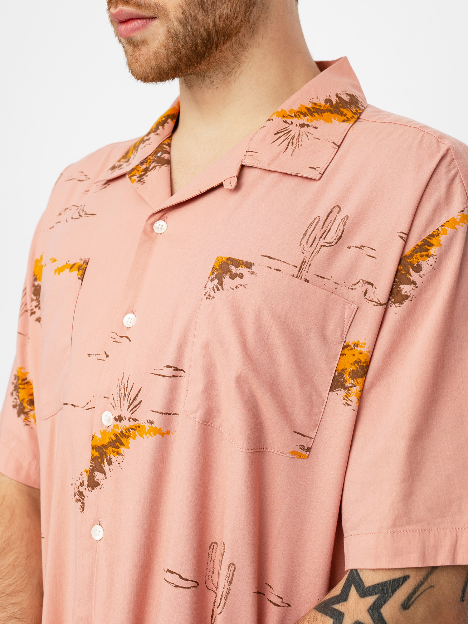 Brixton Cruze Wvn Shirt (cameo)