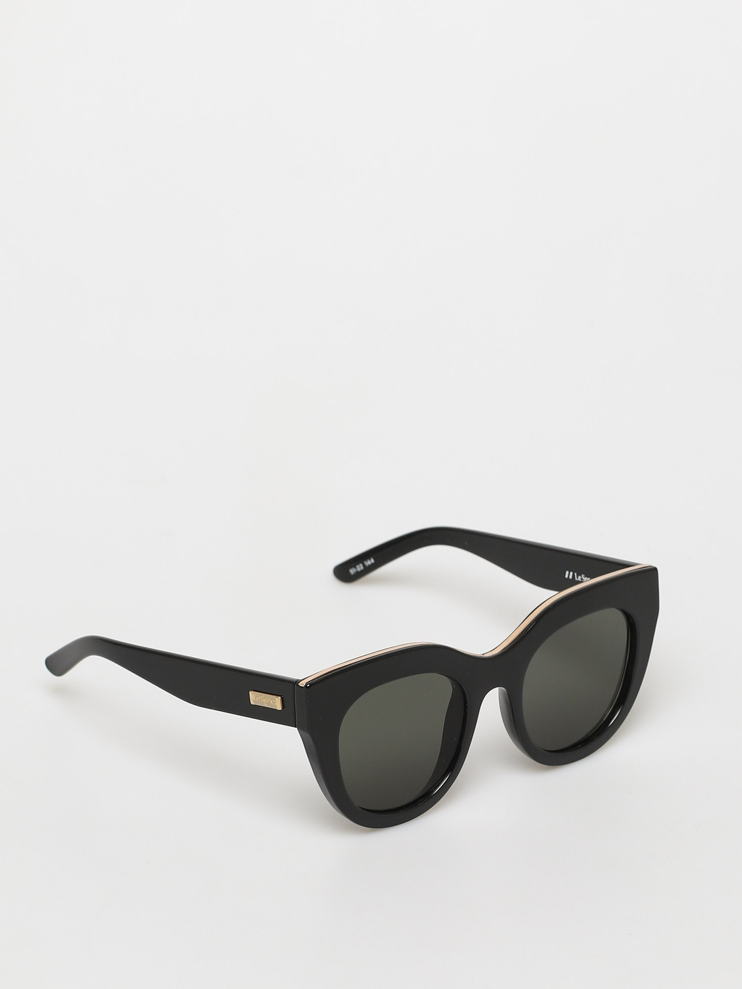 Le Specs Air Heart Sunglasses (black/gold)