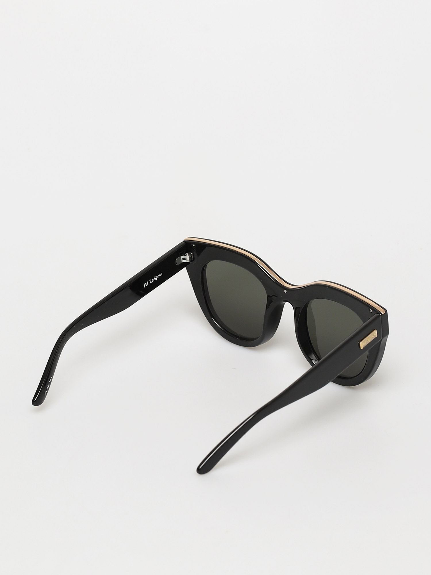 Le Specs Air Heart Sunglasses (black/gold)