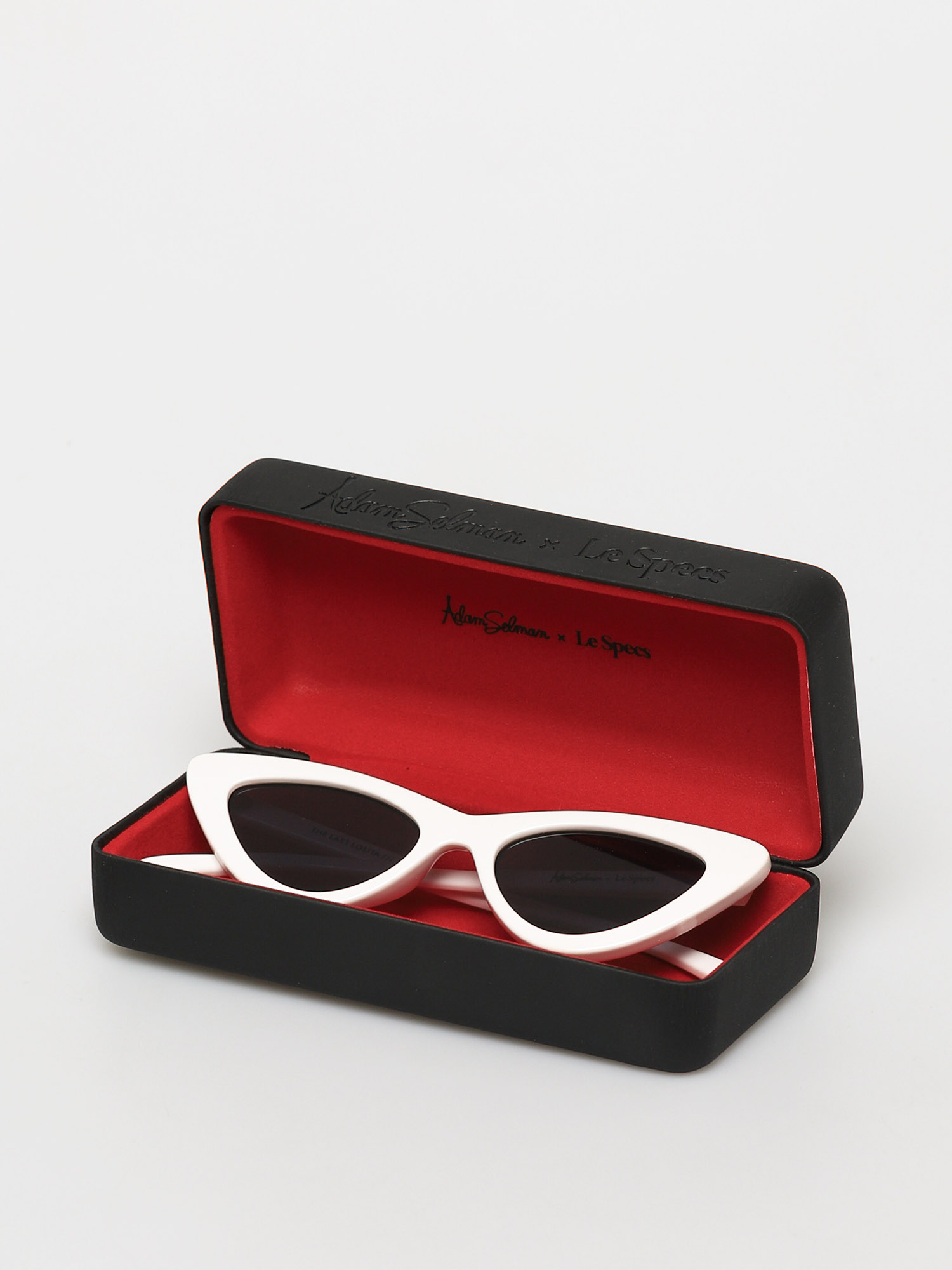 Le Specs X Adam Selman The Last Lolita Sunglasses (white)