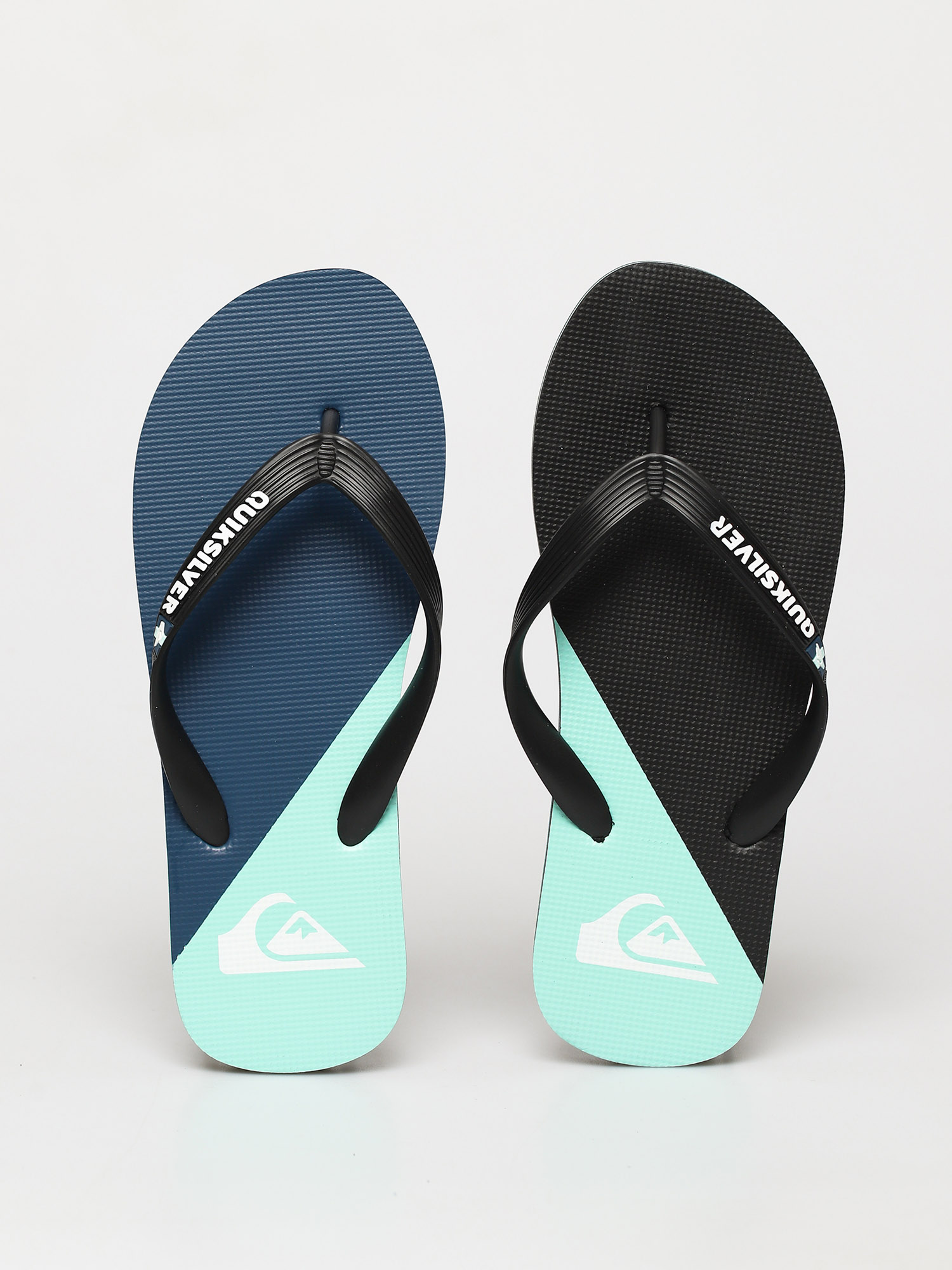 Quiksilver Molokai New Wave Flip-flops (black/blue/black)