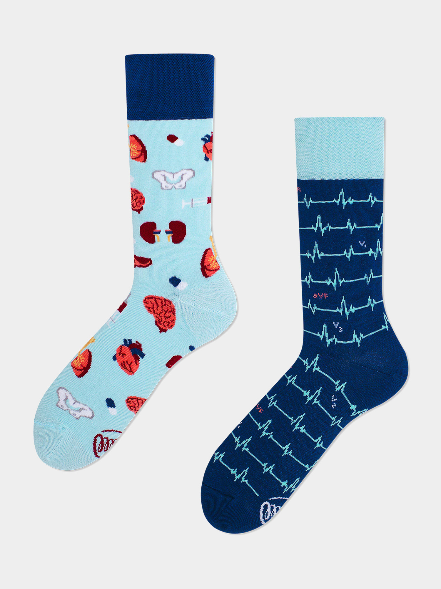 Many Mornings Dr Sock Socks (blue/navy)