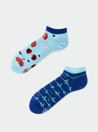 Many Mornings Dr Sock Low Socks (blue/navy)